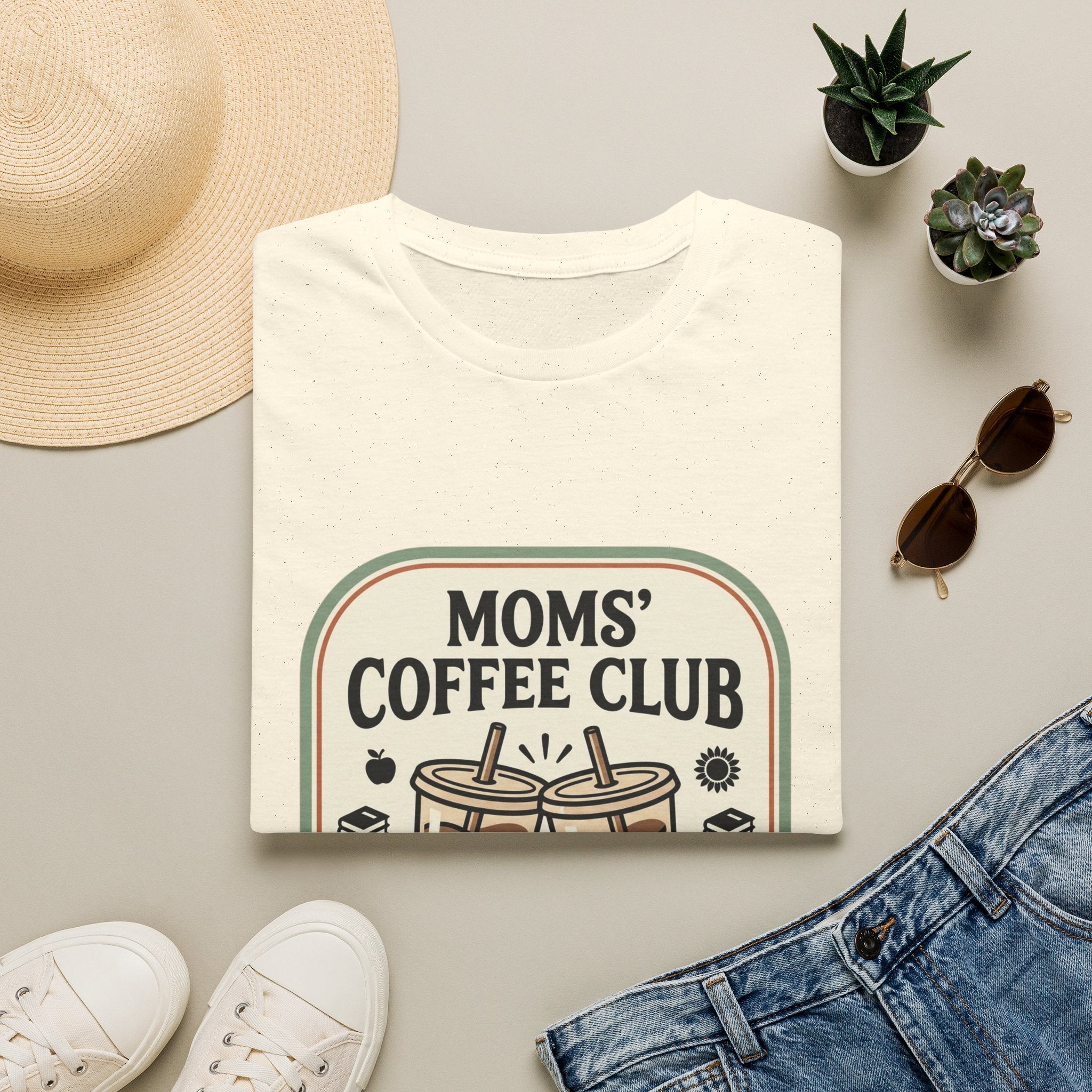 Moms' Coffee Club T-Shirt — "Back in Session" Retro Coffee Graphic