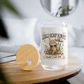 Sipper Glass - "Mom Off Duty Until 3:00 PM" Beach Vibes Tumbler