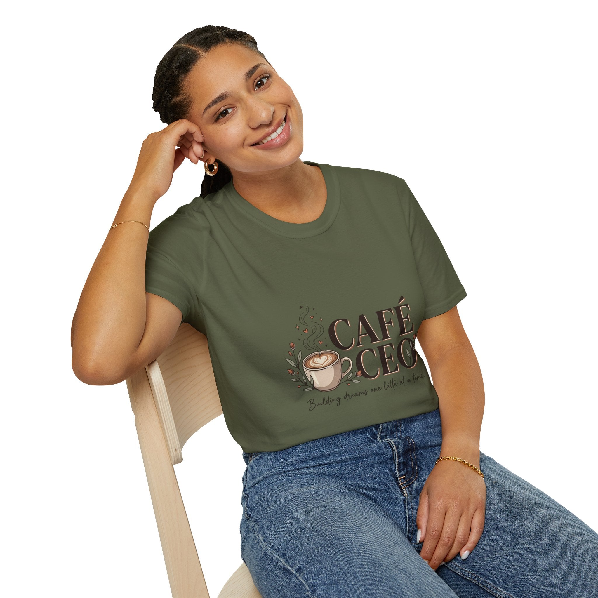 Café CEO T-Shirt — Coffee Lover Entrepreneur Tee