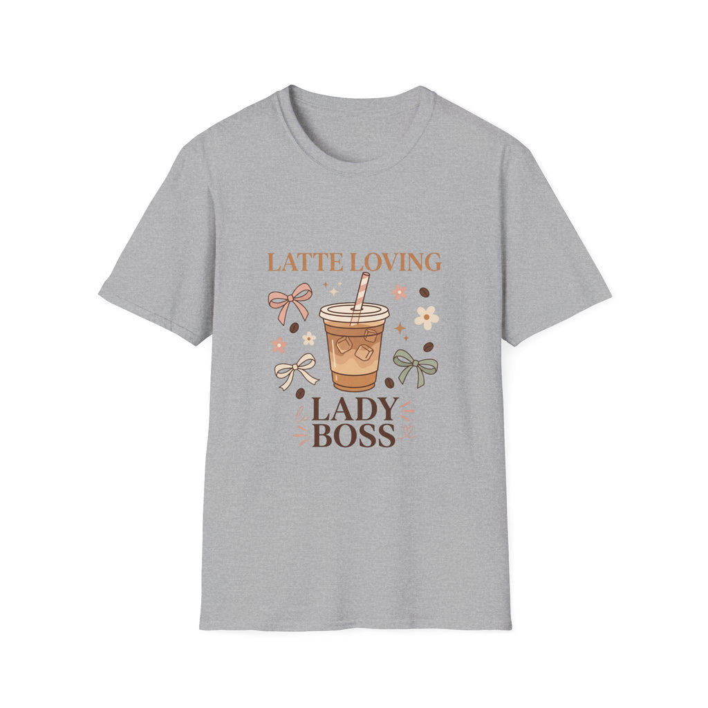 Latte Loving Lady Boss T-Shirt