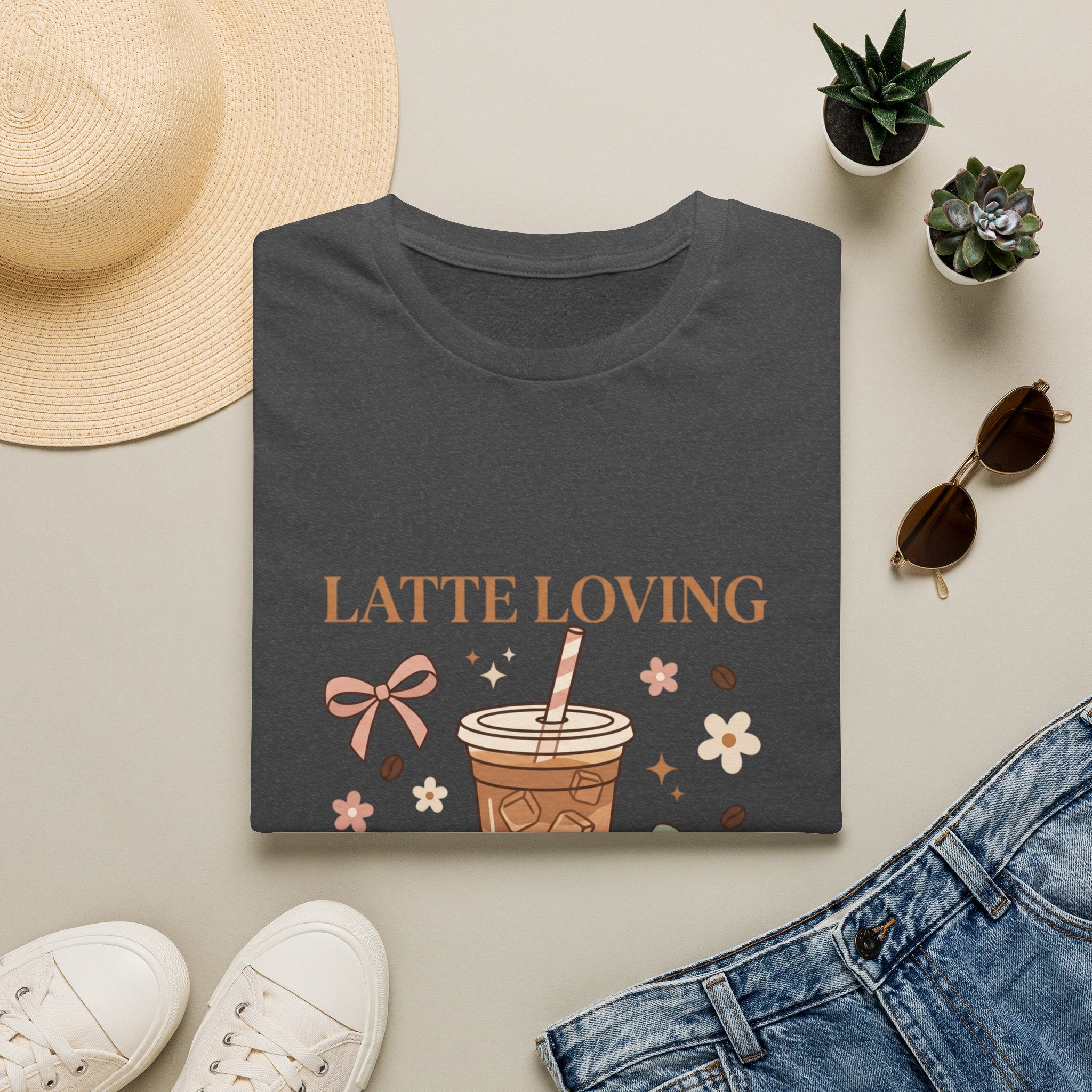 Latte Loving Lady Boss T-Shirt