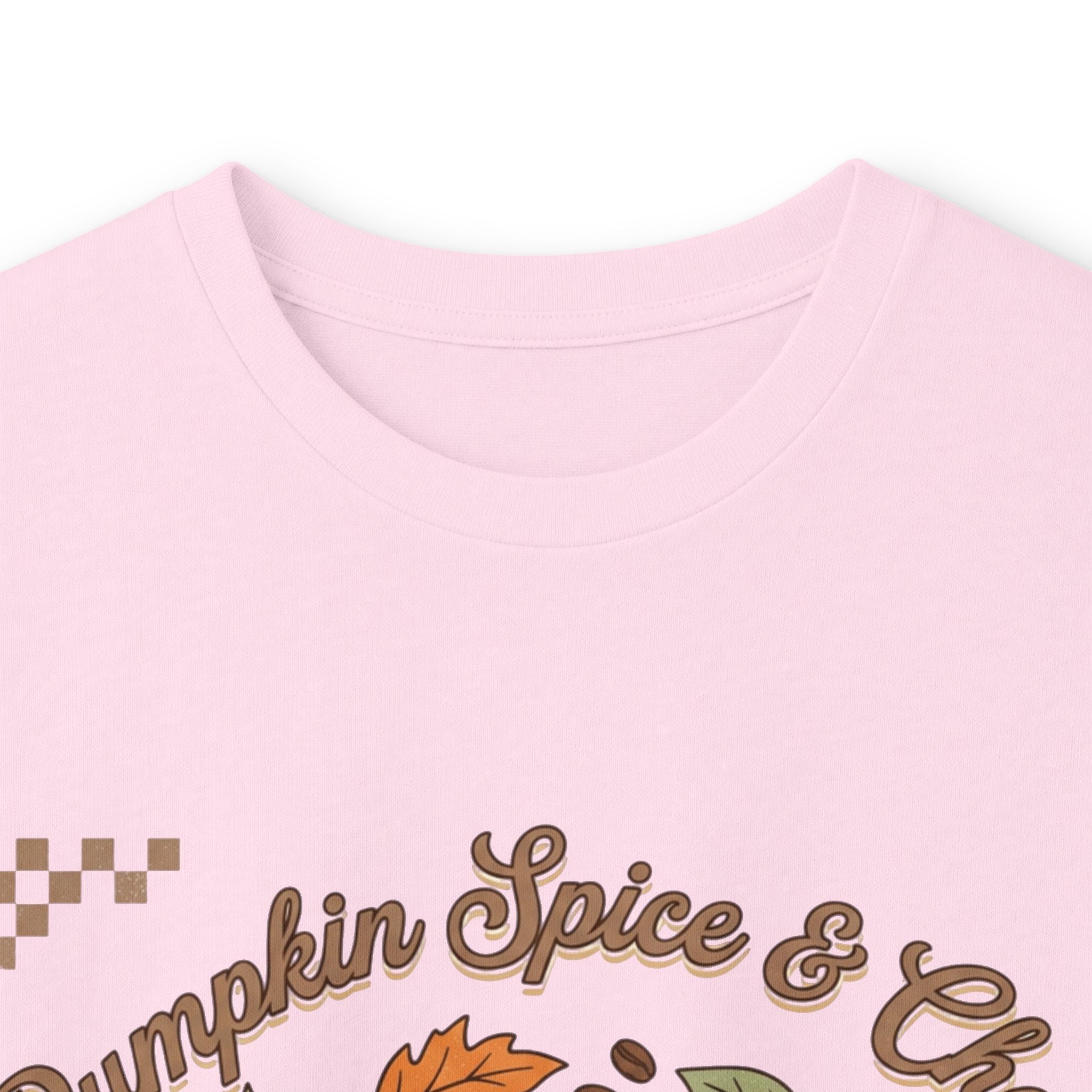 Pumpkin Spice & Cheers Long Sleeve Tee — Fall Pumpkin Coffee Shirt