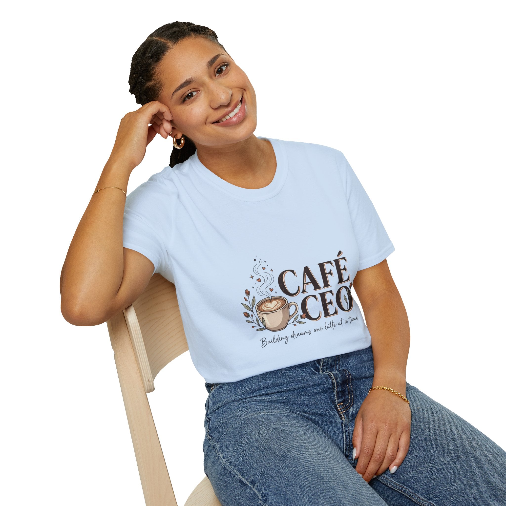 Café CEO T-Shirt — Coffee Lover Entrepreneur Tee