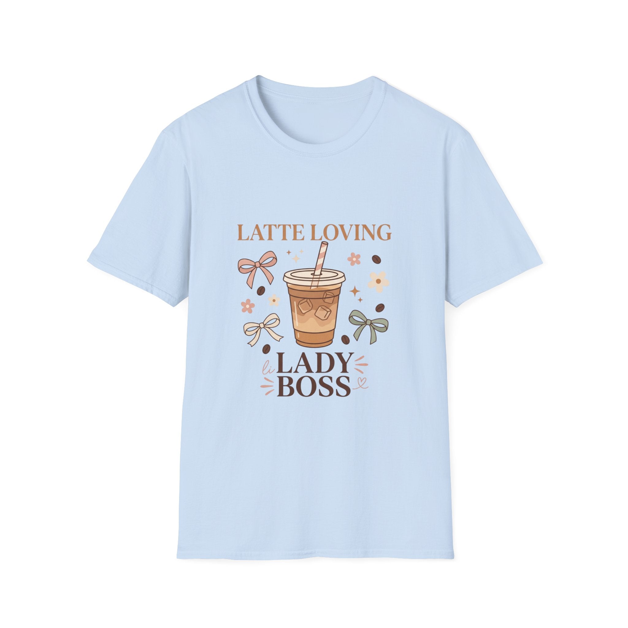 Latte Loving Lady Boss T-Shirt
