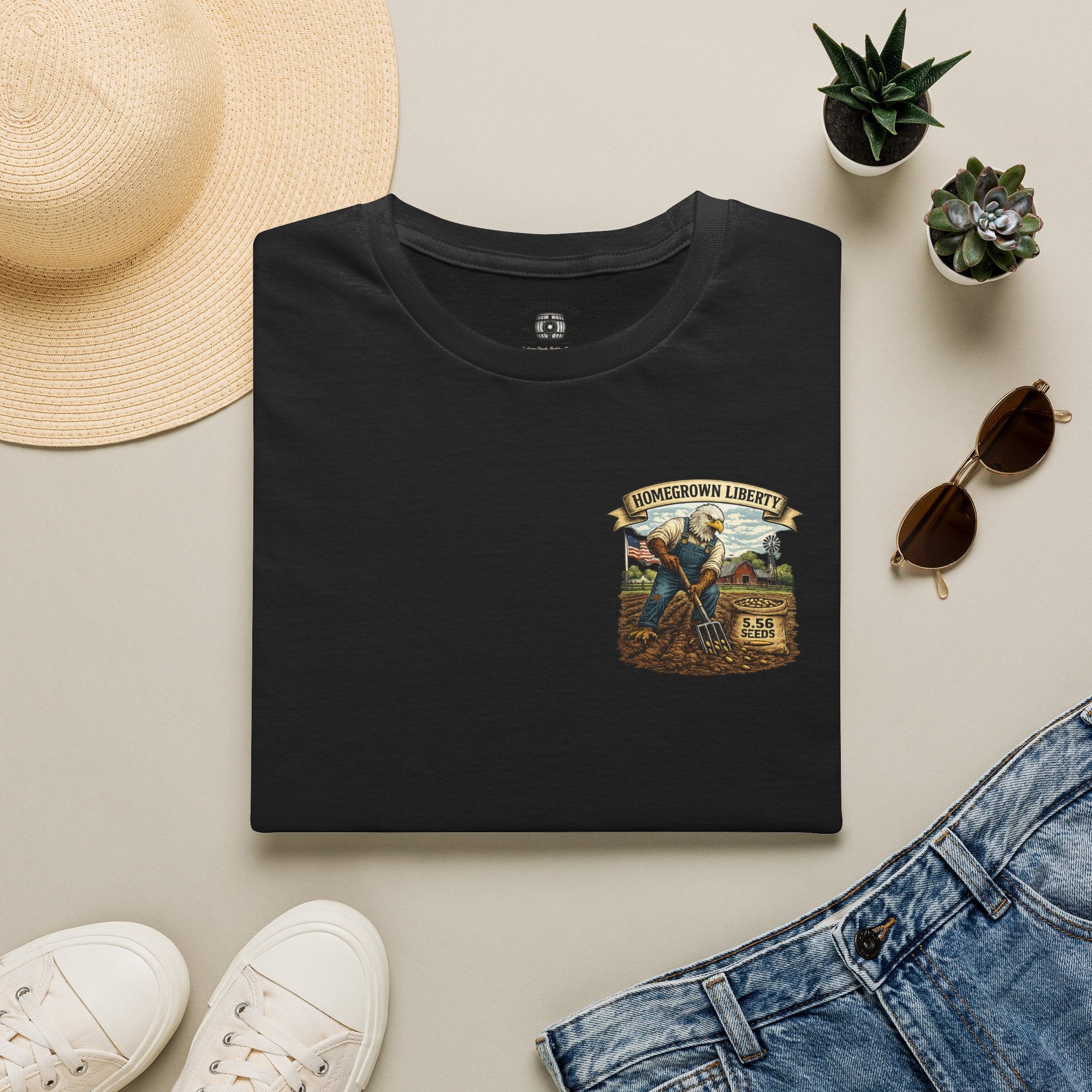T-Shirt — Homegrown Liberty Farm Graphic Tee