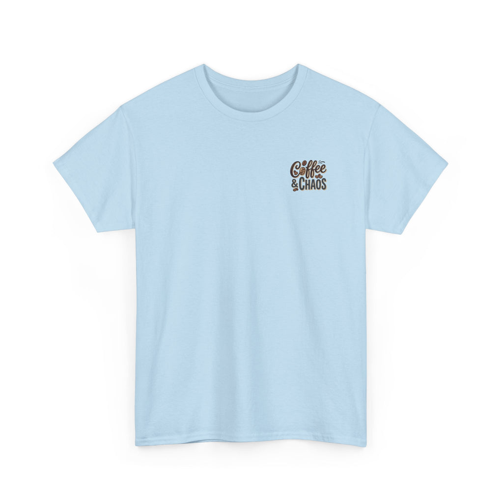 Coffee & Cocktails Tee — “Today Calls for Morning Double Espresso Lattes & Evening Espresso Martinis” Graphic T-Shirt