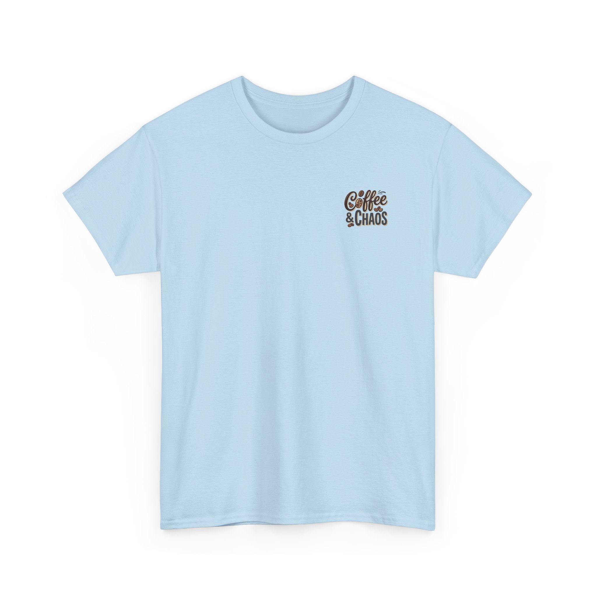 Coffee & Cocktails Tee — “Today Calls for Morning Double Espresso Lattes & Evening Espresso Martinis” Graphic T-Shirt