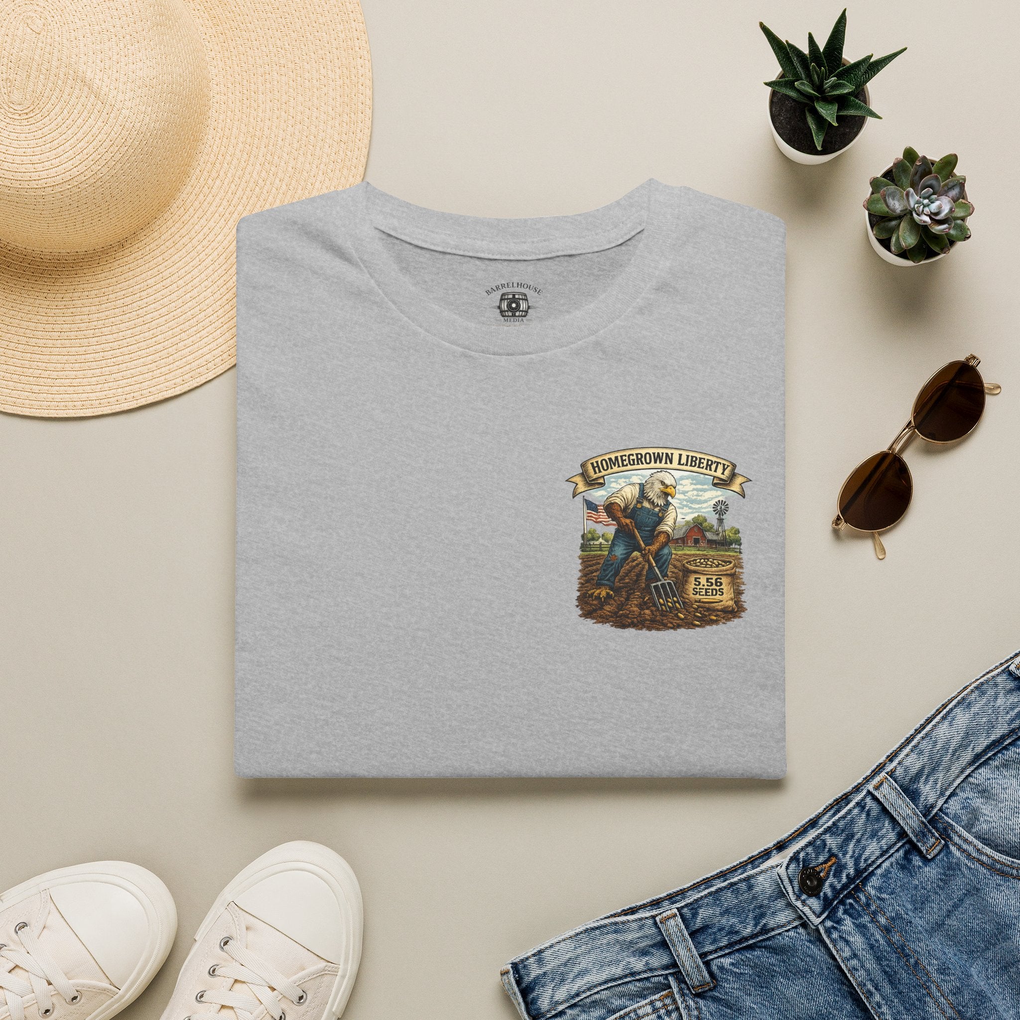 T-Shirt — Homegrown Liberty Farm Graphic Tee