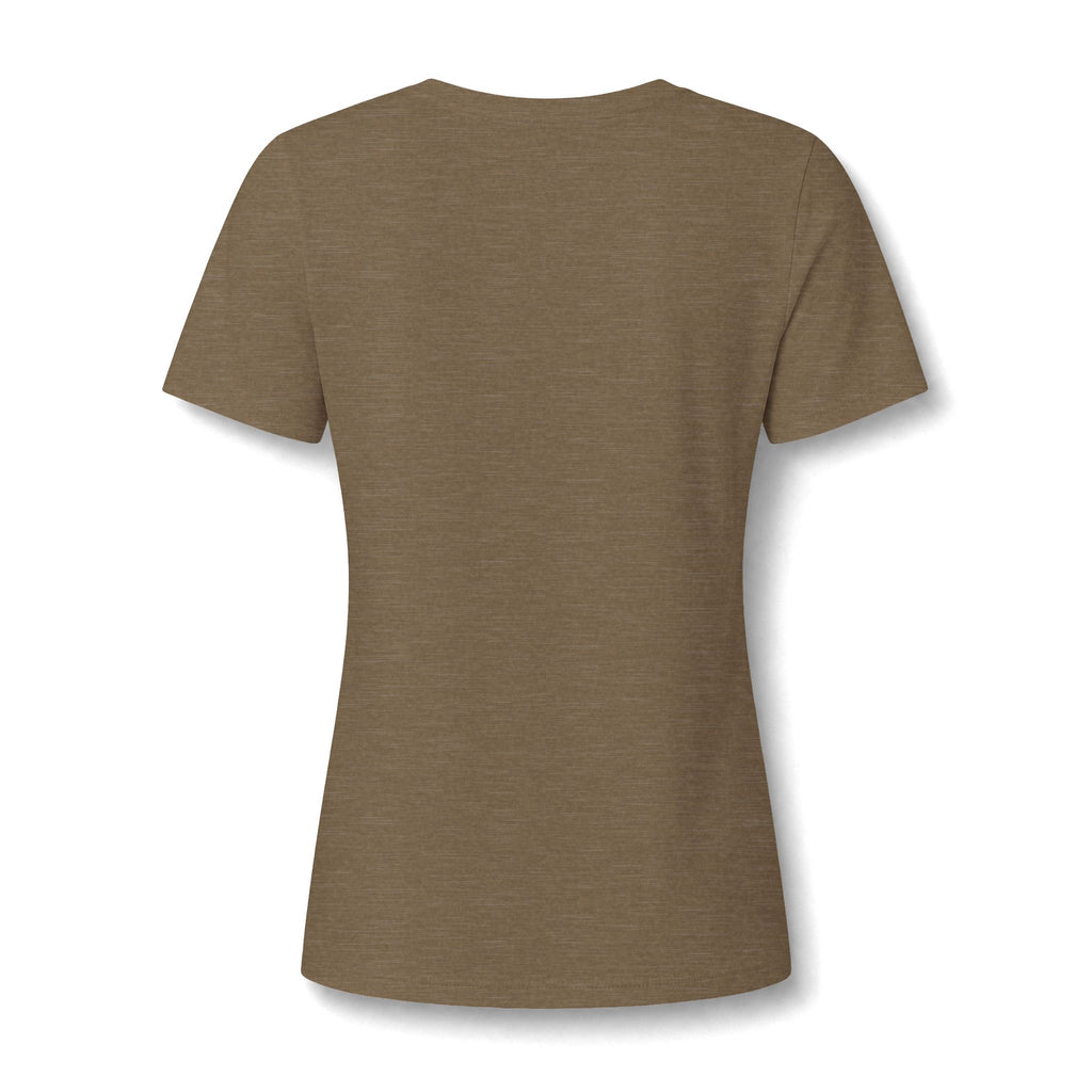 She Builds Empires Coffee Tee — "One Cup at a Time" Women's V-Neck