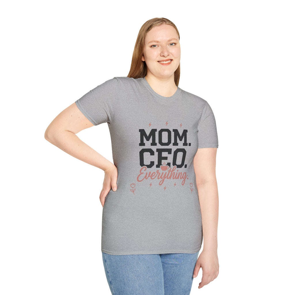 Mom. CEO. Everything. T-Shirt — Funny Mom Life Graphic Tee