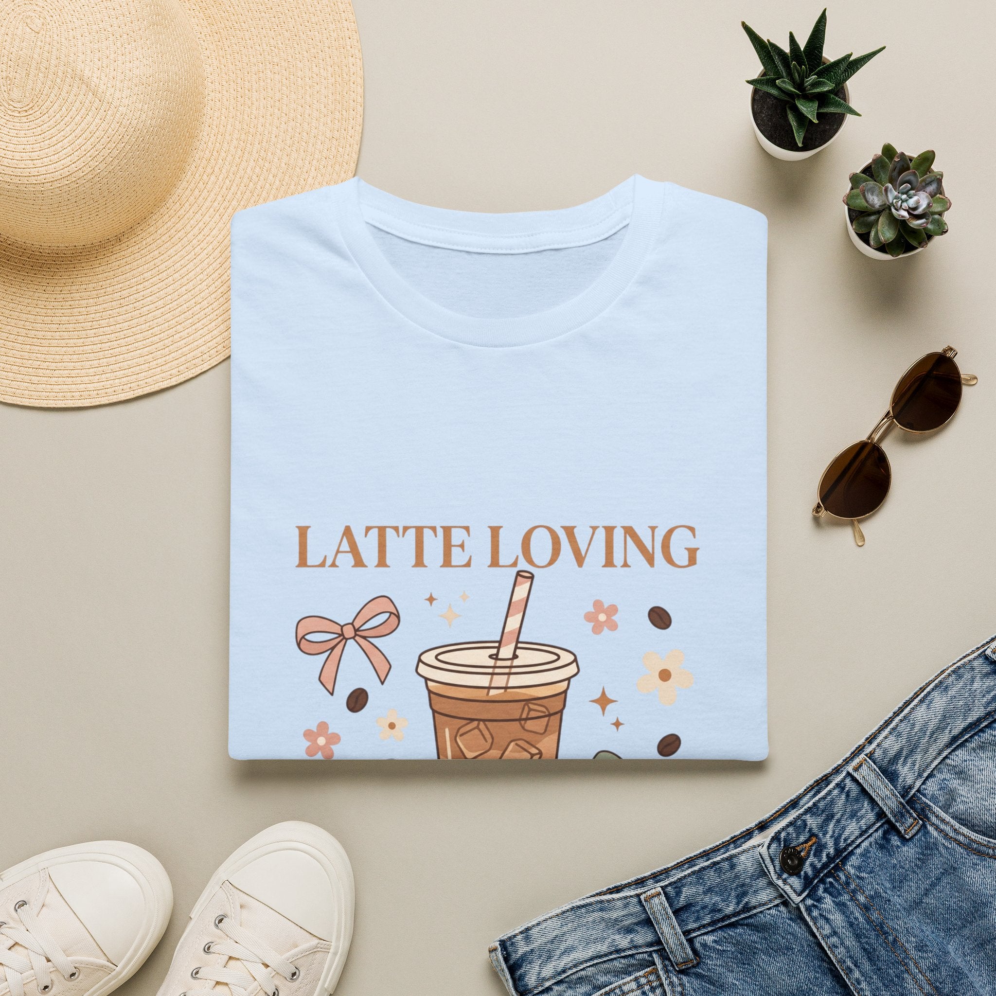 Latte Loving Lady Boss T-Shirt