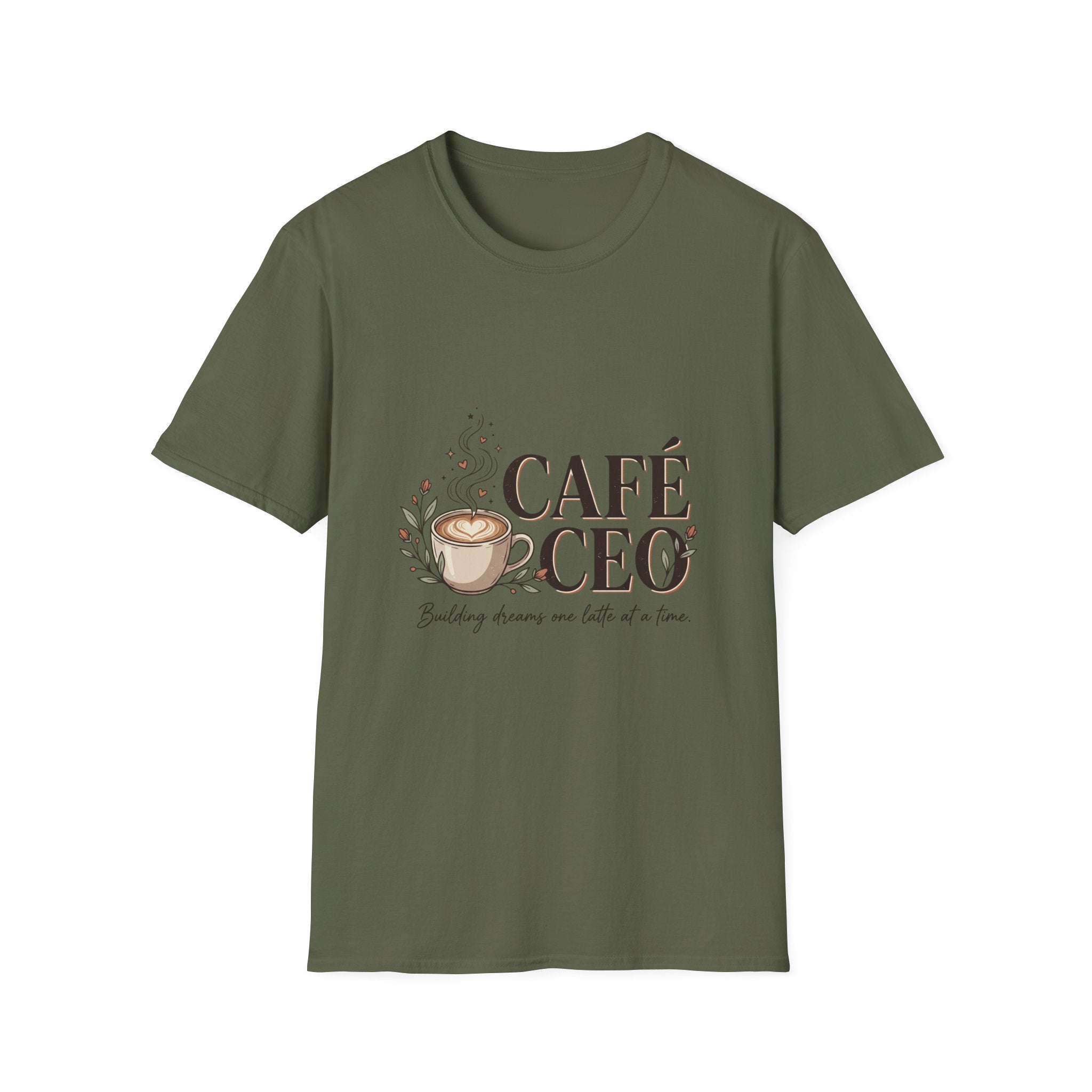 Café CEO T-Shirt — Coffee Lover Entrepreneur Tee