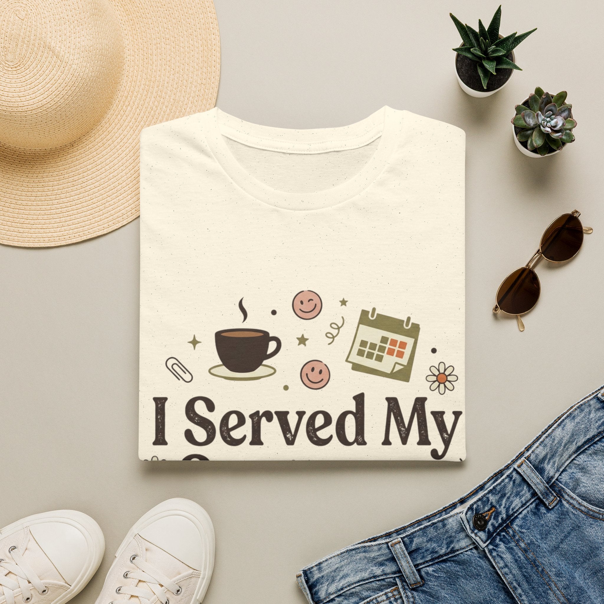 I Served My Sentence T-Shirt — Funny Summer Break 2026 Graduation Tee