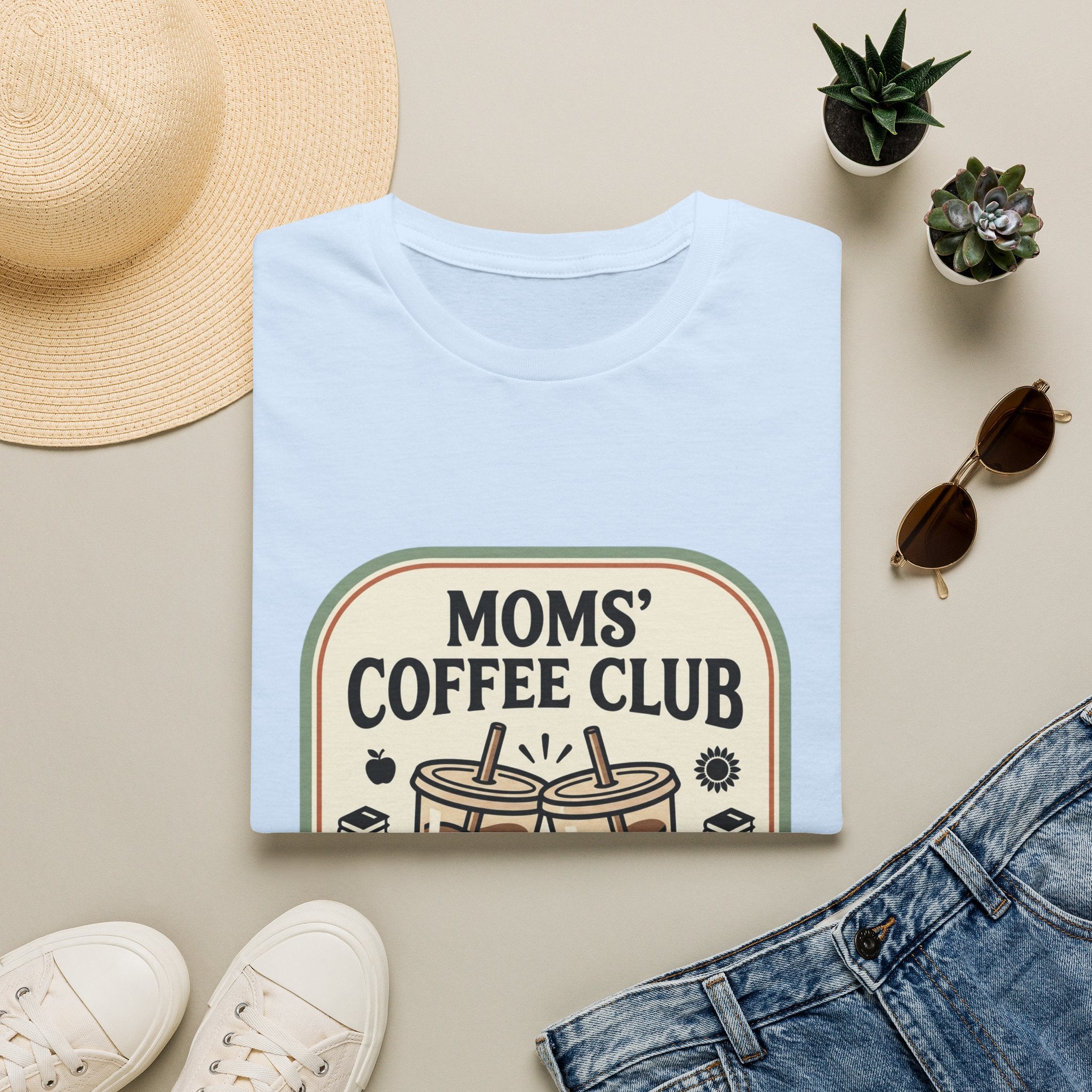 Moms' Coffee Club T-Shirt — "Back in Session" Retro Coffee Graphic
