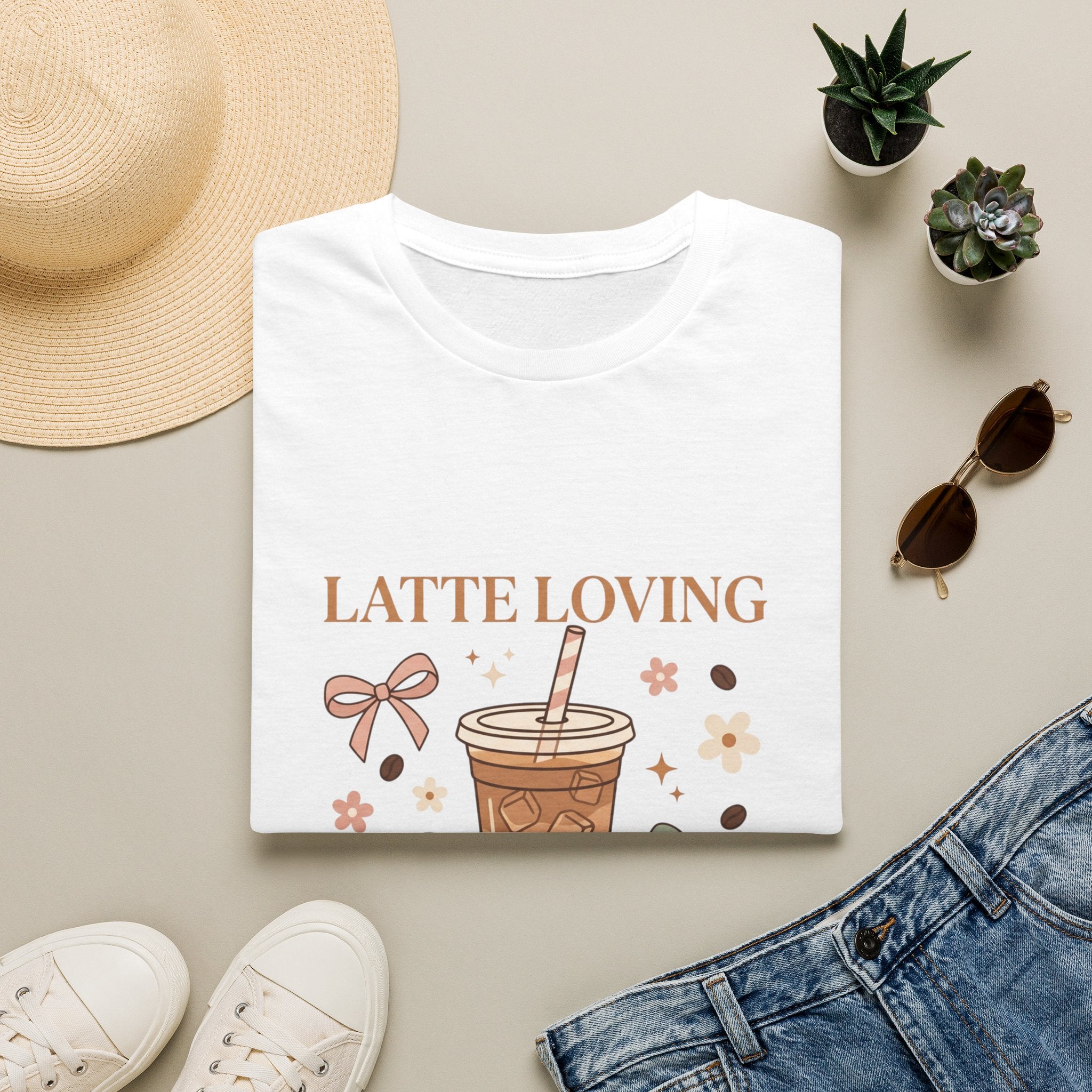 Latte Loving Lady Boss T-Shirt