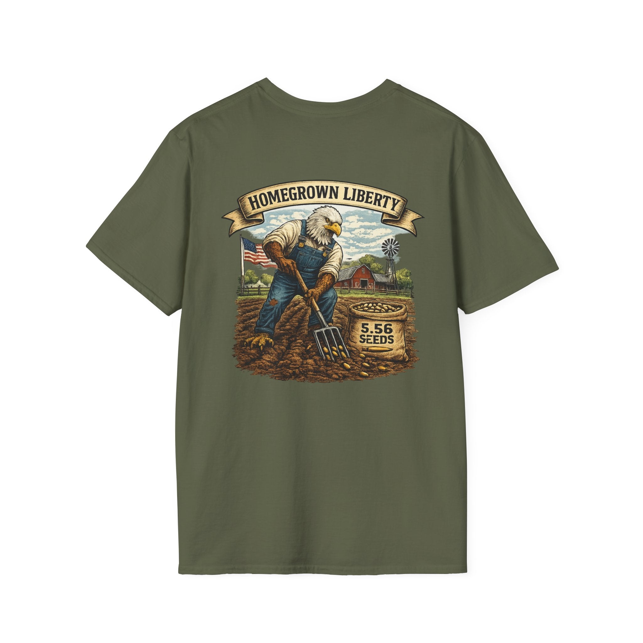 T-Shirt — Homegrown Liberty Farm Graphic Tee
