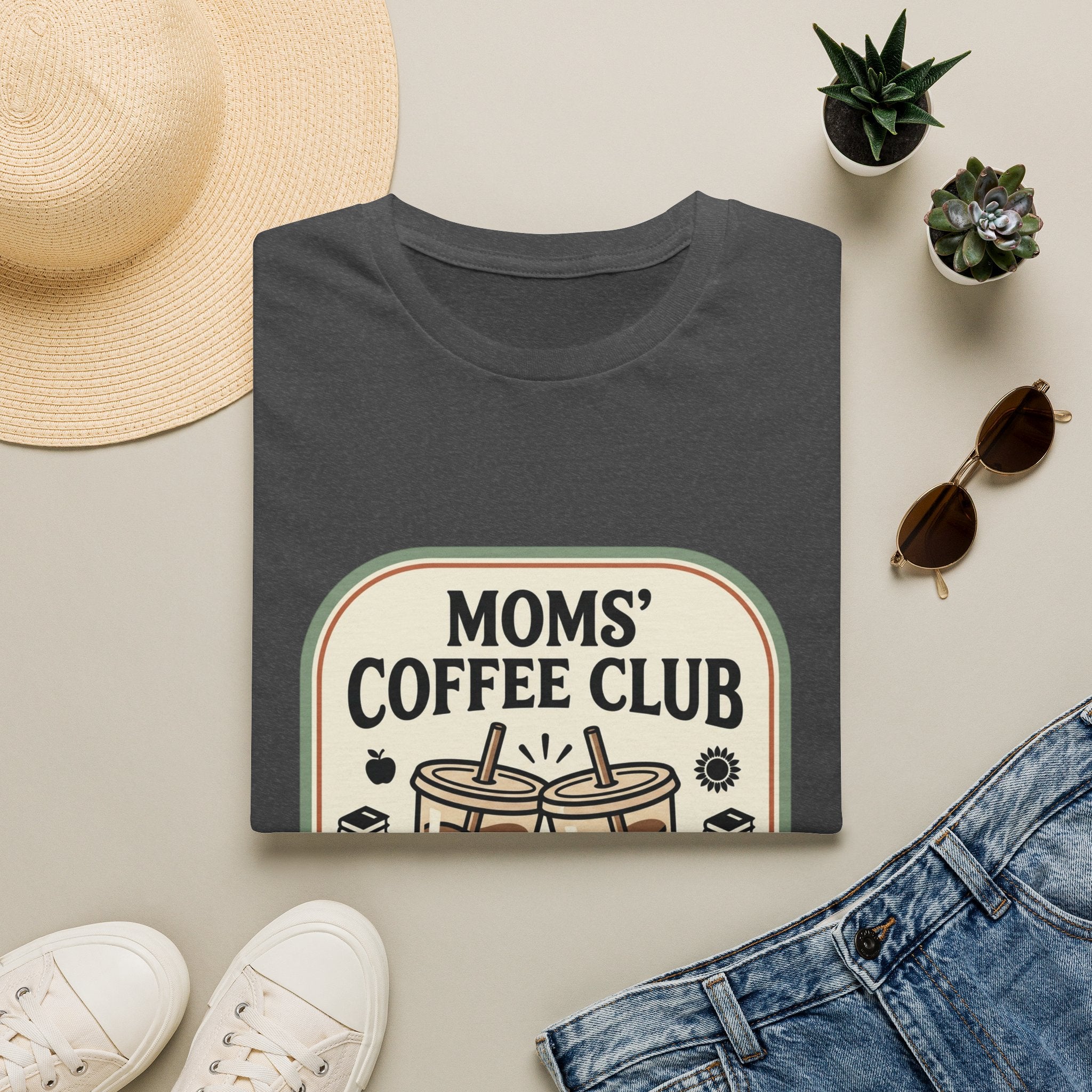 Moms' Coffee Club T-Shirt — "Back in Session" Retro Coffee Graphic