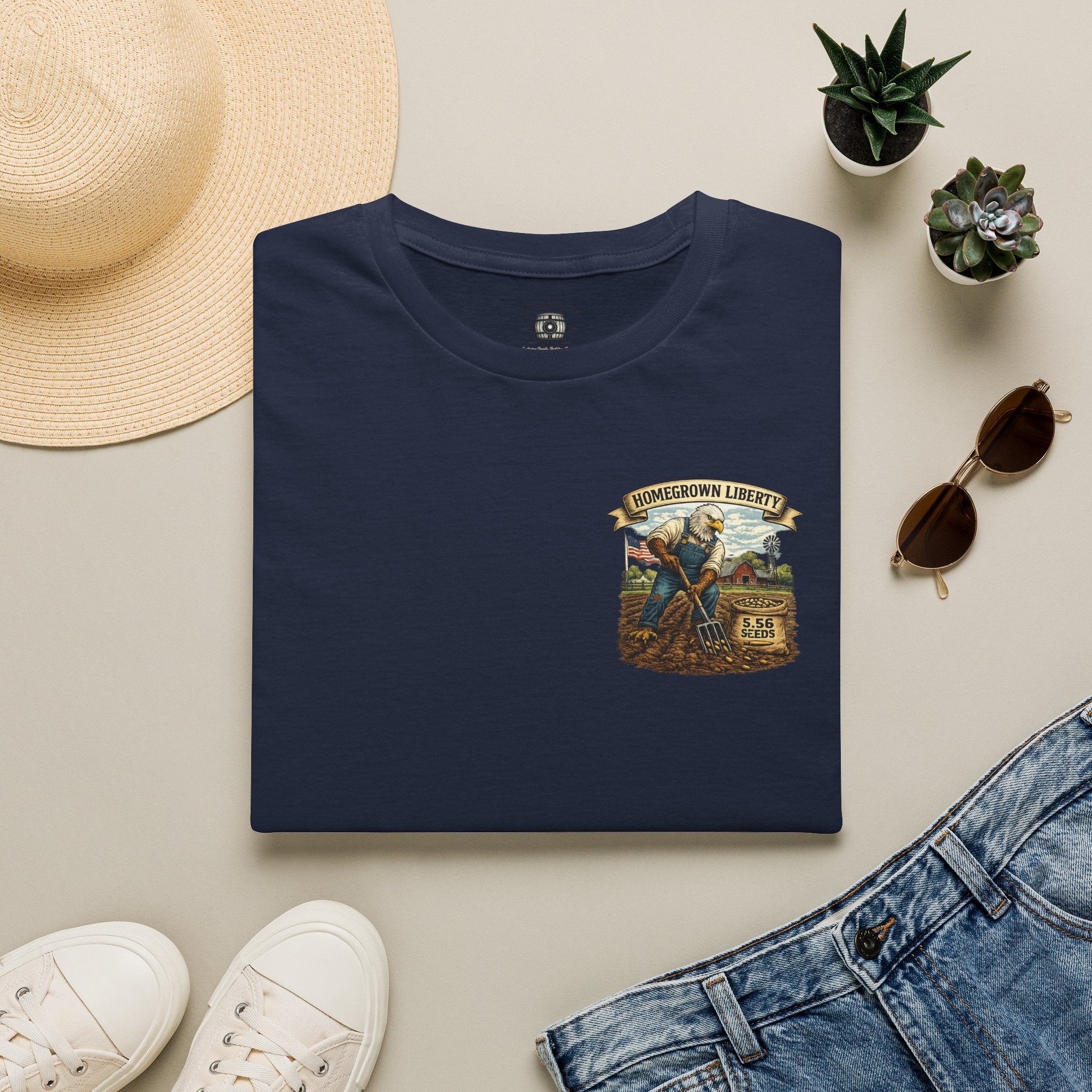 T-Shirt — Homegrown Liberty Farm Graphic Tee