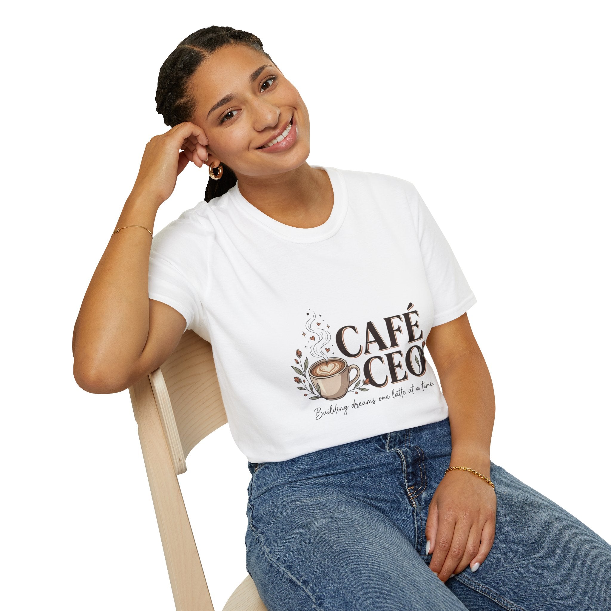 Café CEO T-Shirt — Coffee Lover Entrepreneur Tee