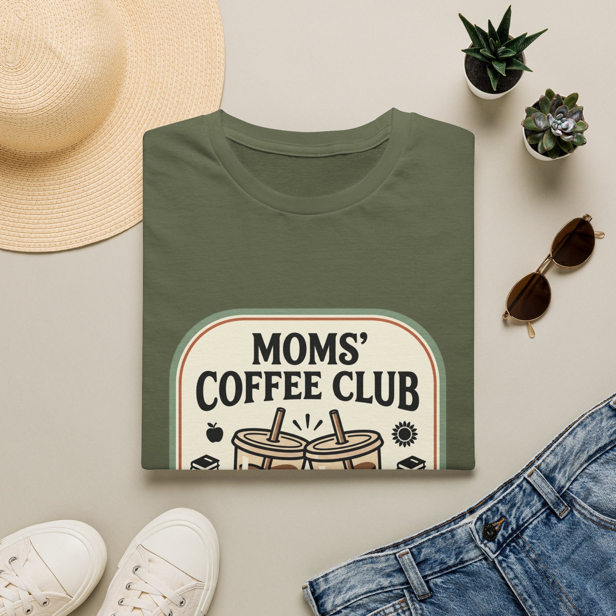Moms' Coffee Club T-Shirt — "Back in Session" Retro Coffee Graphic