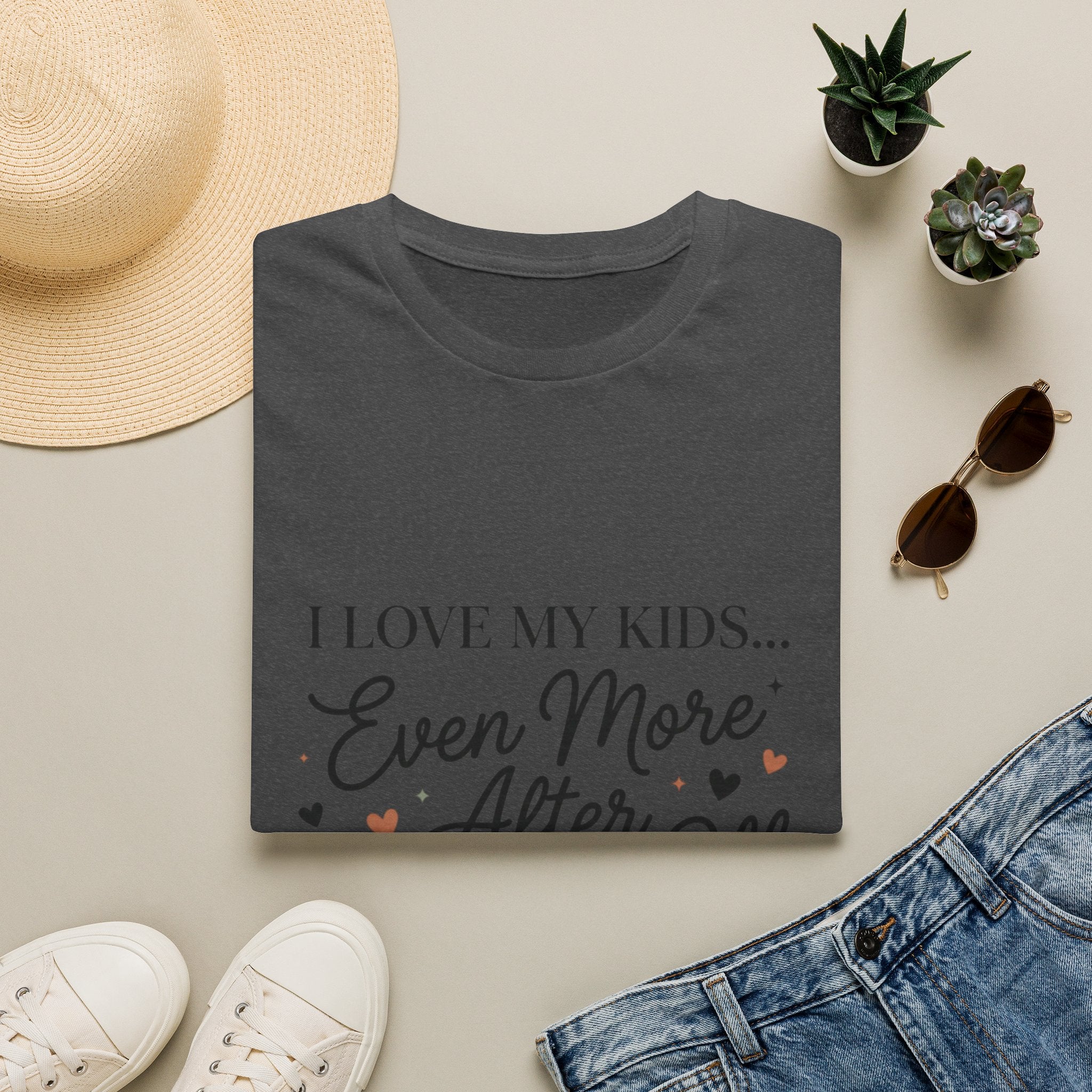 T-Shirt — “I Love My Kids… Even More After Drop-Off” Mom Coffee Tee