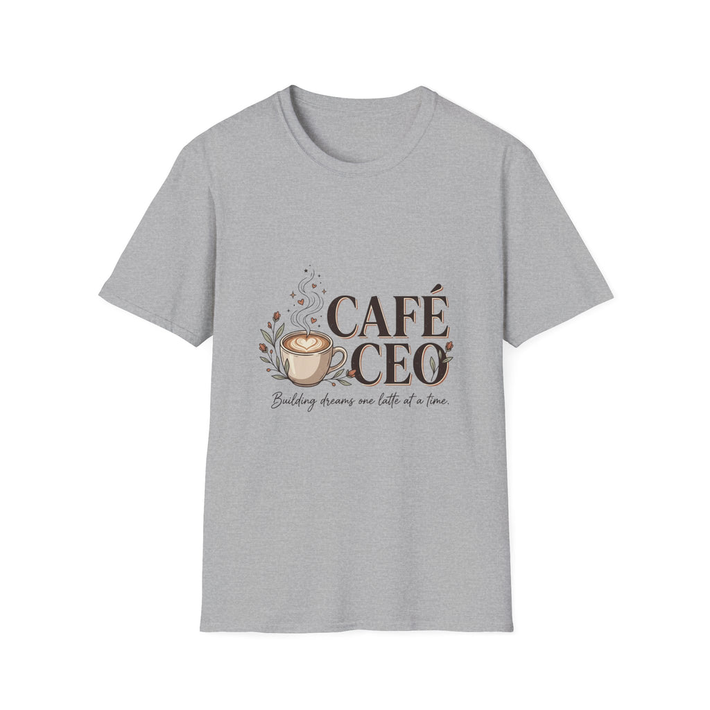 Café CEO T-Shirt — Coffee Lover Entrepreneur Tee