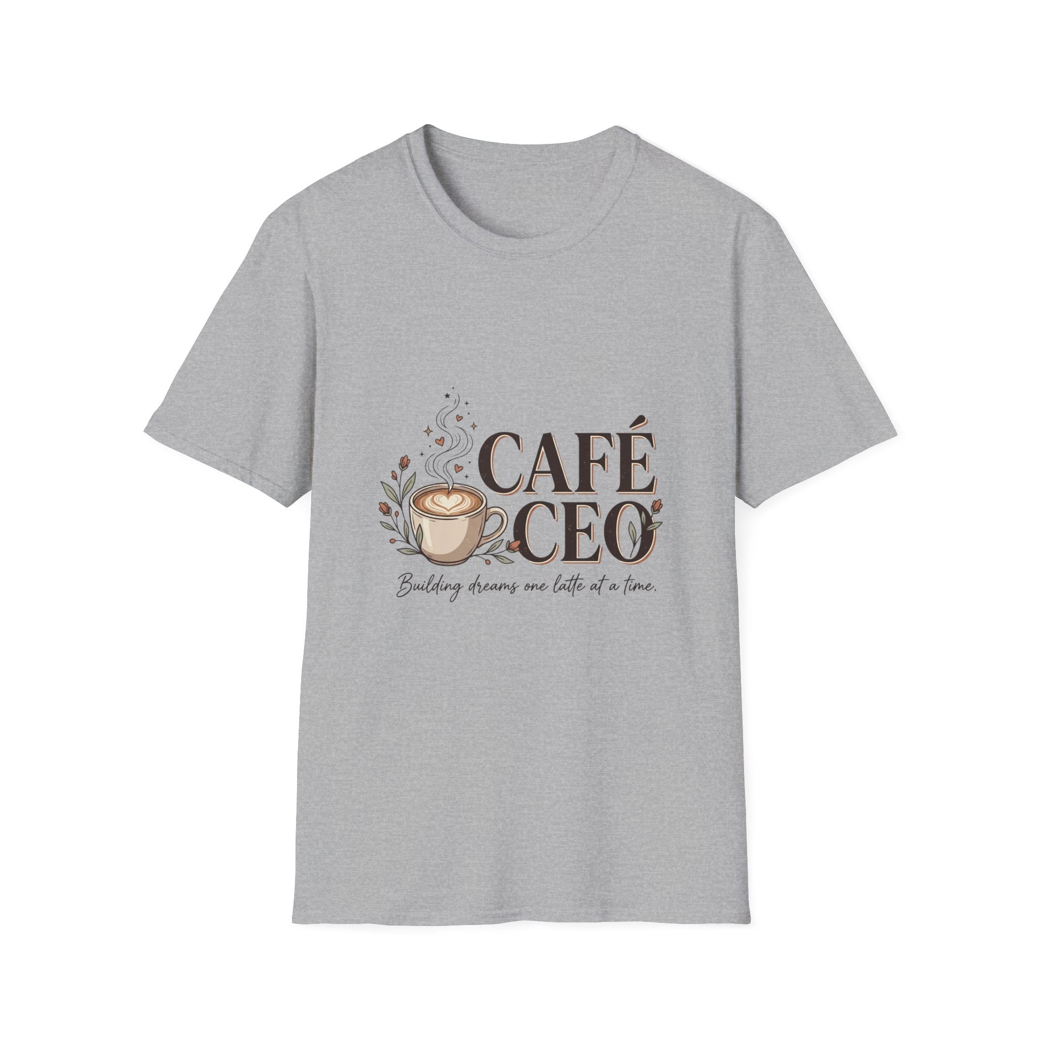 Café CEO T-Shirt — Coffee Lover Entrepreneur Tee