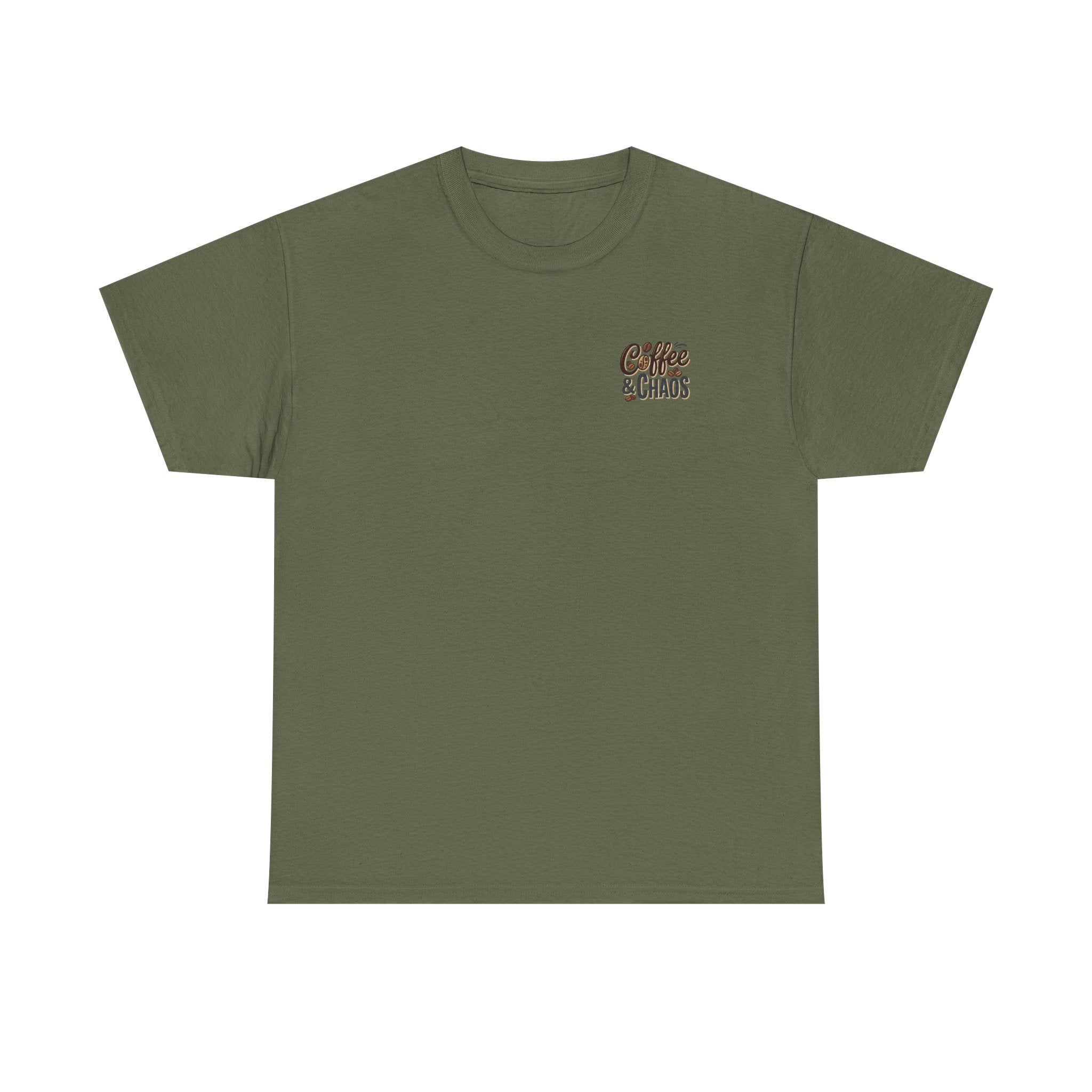 Coffee & Cocktails Tee — “Today Calls for Morning Double Espresso Lattes & Evening Espresso Martinis” Graphic T-Shirt