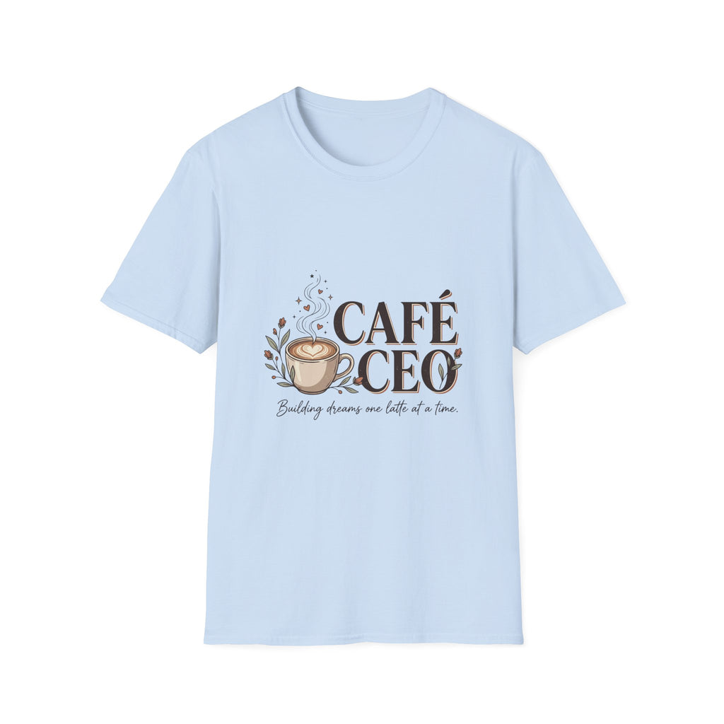 Café CEO T-Shirt — Coffee Lover Entrepreneur Tee