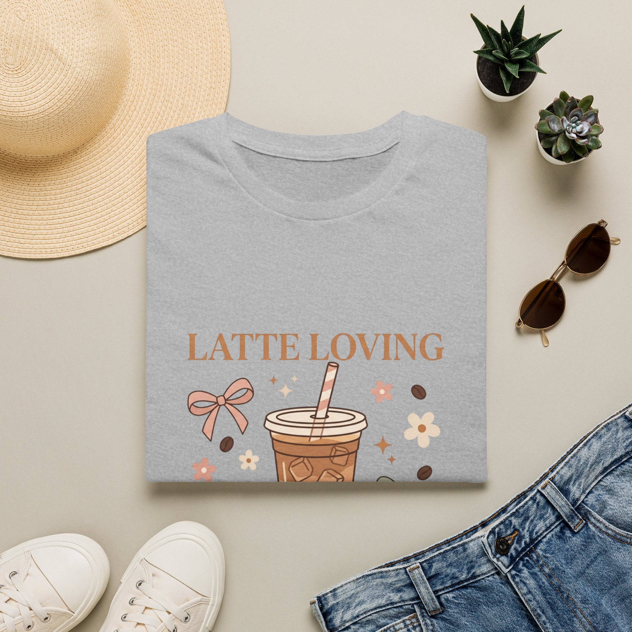 Latte Loving Lady Boss T-Shirt