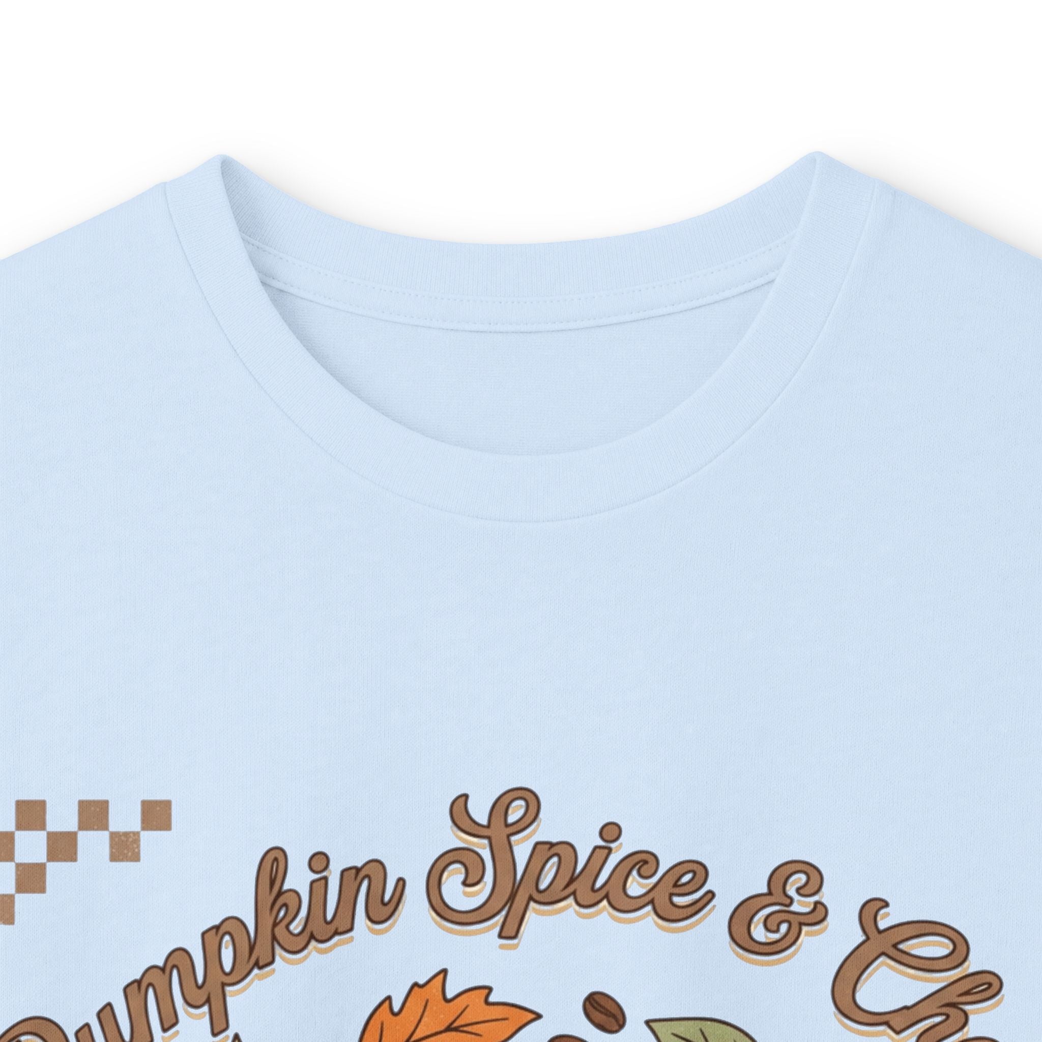 Pumpkin Spice & Cheers Long Sleeve Tee — Fall Pumpkin Coffee Shirt