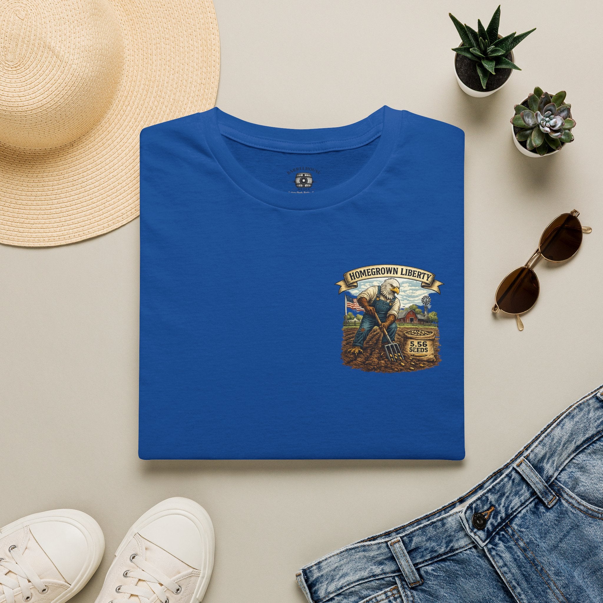T-Shirt — Homegrown Liberty Farm Graphic Tee