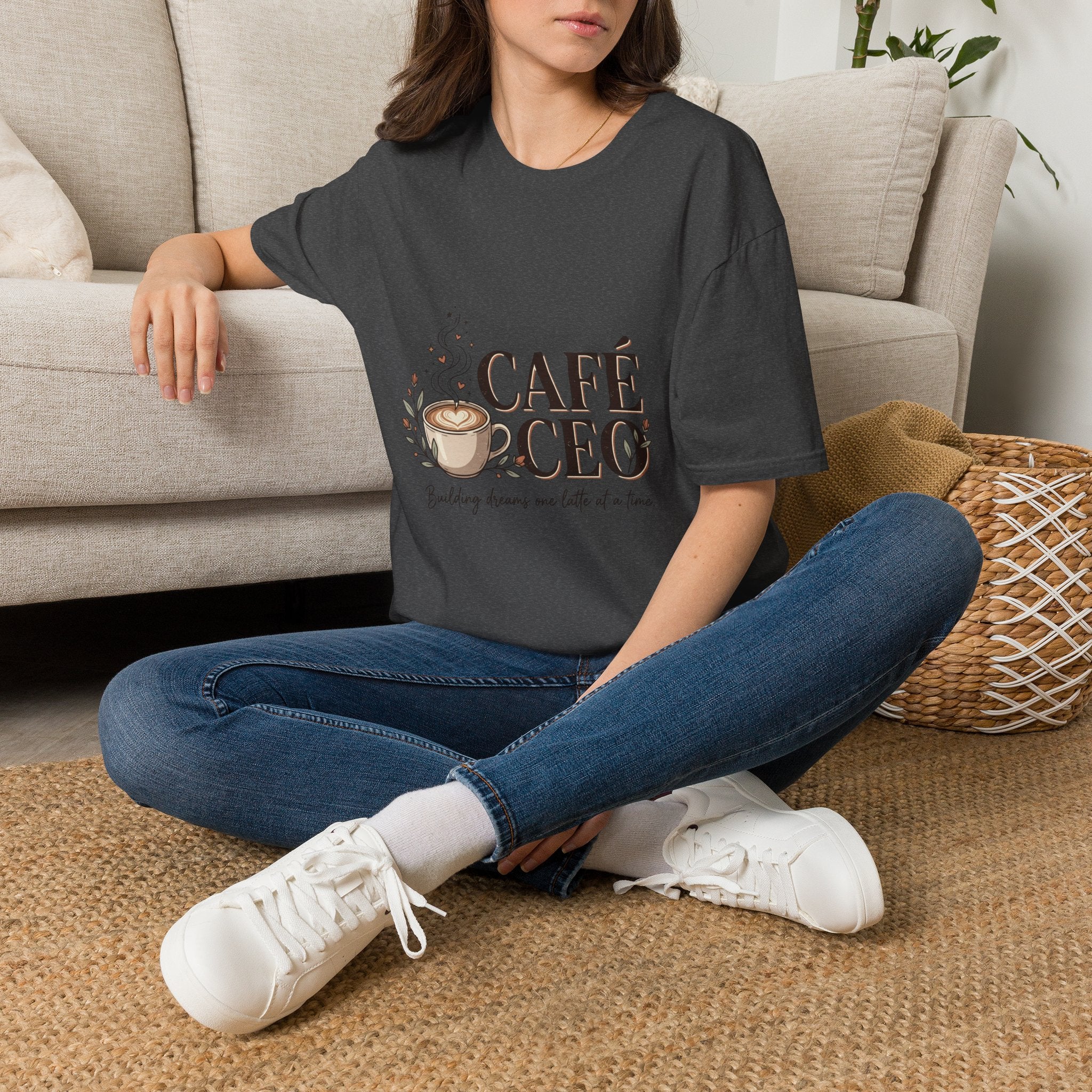 Café CEO T-Shirt — Coffee Lover Entrepreneur Tee