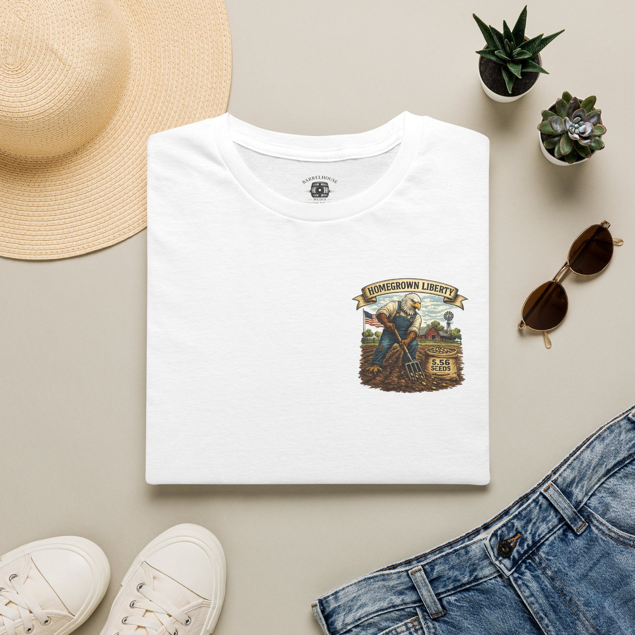 T-Shirt — Homegrown Liberty Farm Graphic Tee