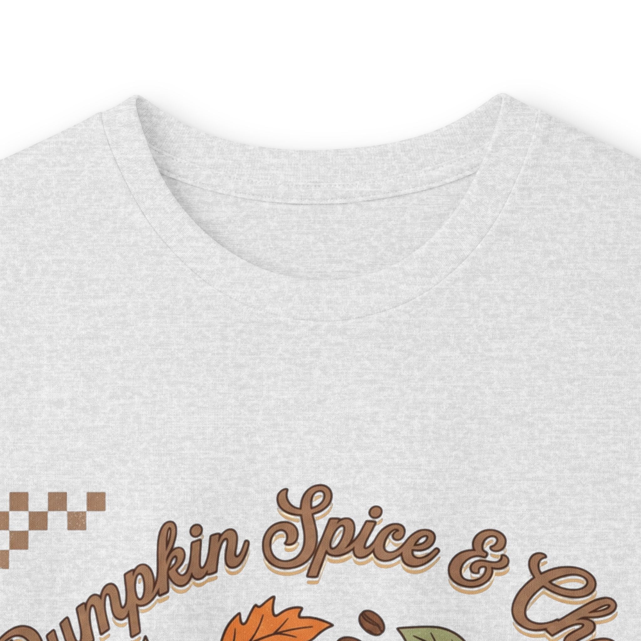 Pumpkin Spice & Cheers Long Sleeve Tee — Fall Pumpkin Coffee Shirt