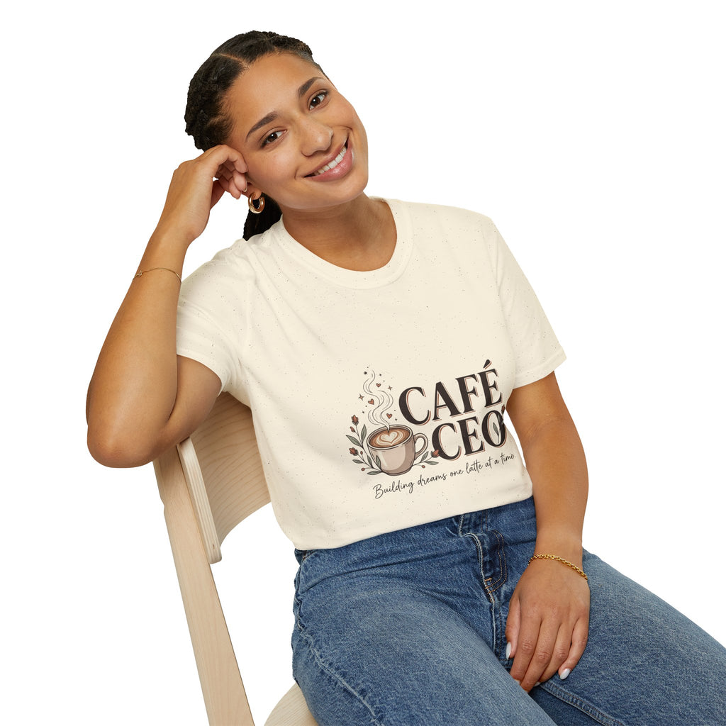 Café CEO T-Shirt — Coffee Lover Entrepreneur Tee