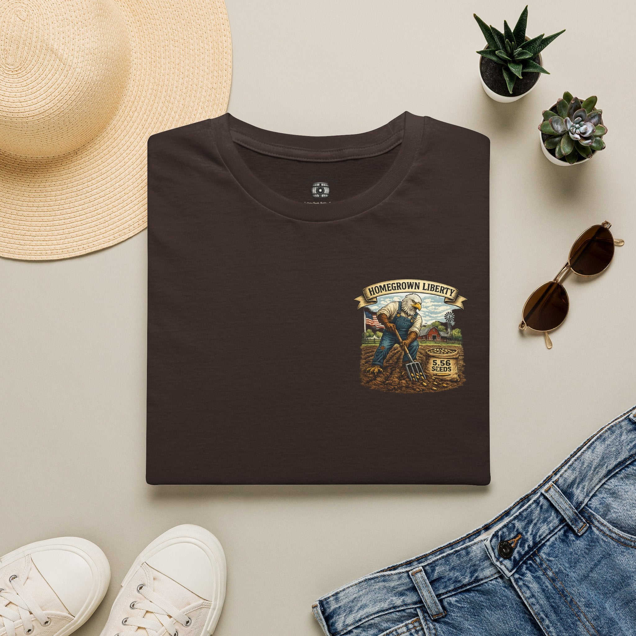 T-Shirt — Homegrown Liberty Farm Graphic Tee