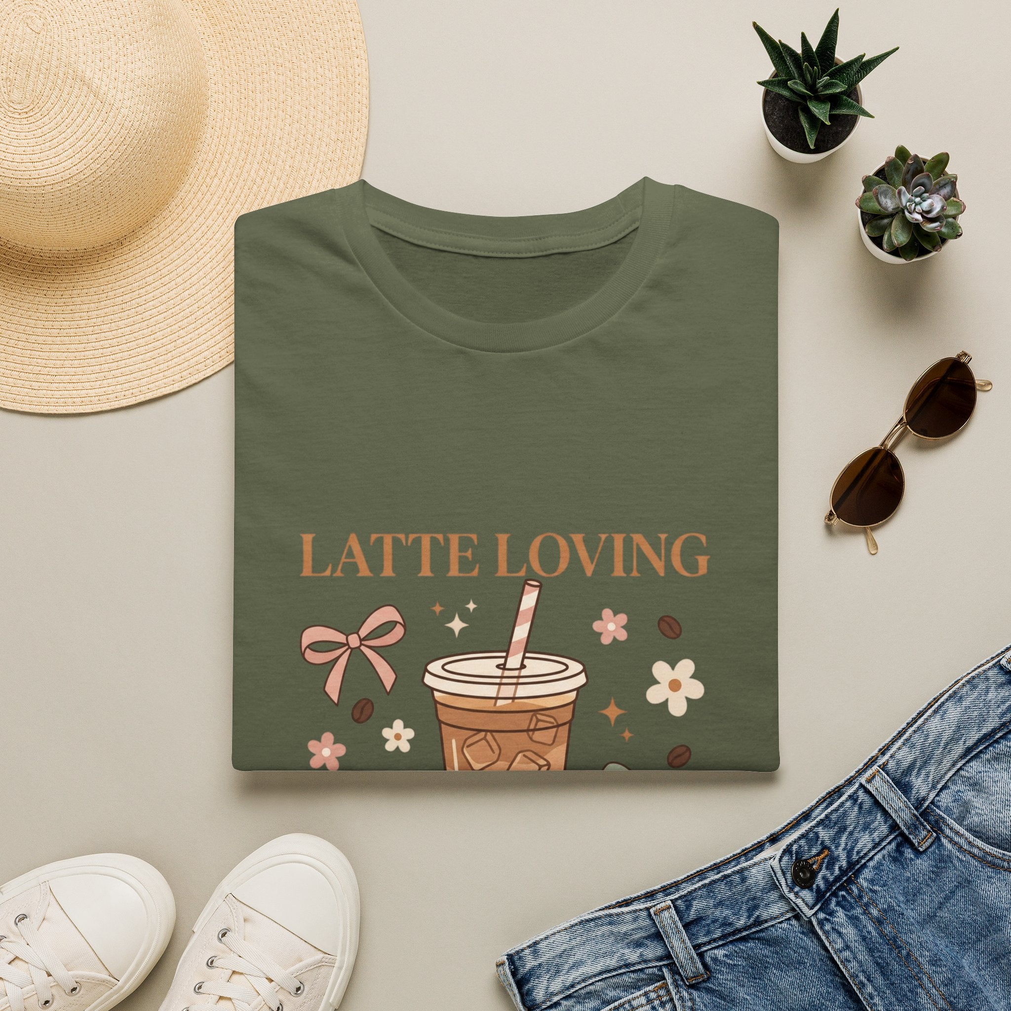 Latte Loving Lady Boss T-Shirt