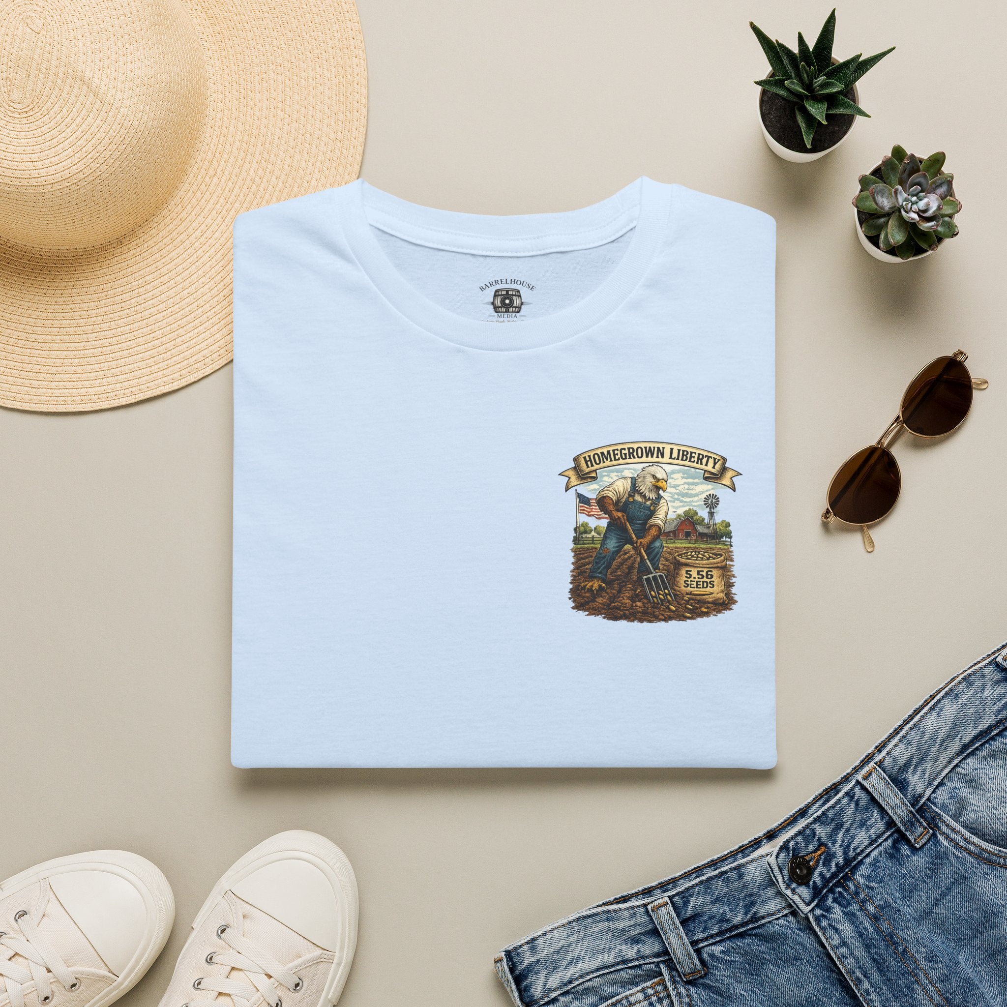 T-Shirt — Homegrown Liberty Farm Graphic Tee