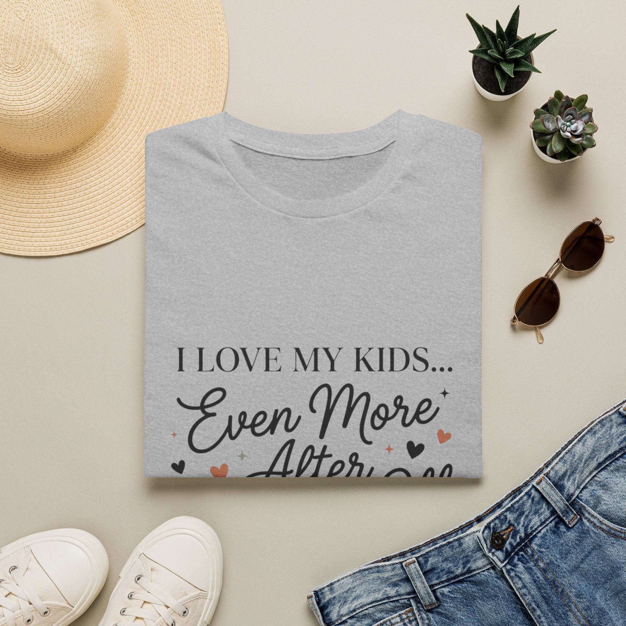 T-Shirt — “I Love My Kids… Even More After Drop-Off” Mom Coffee Tee