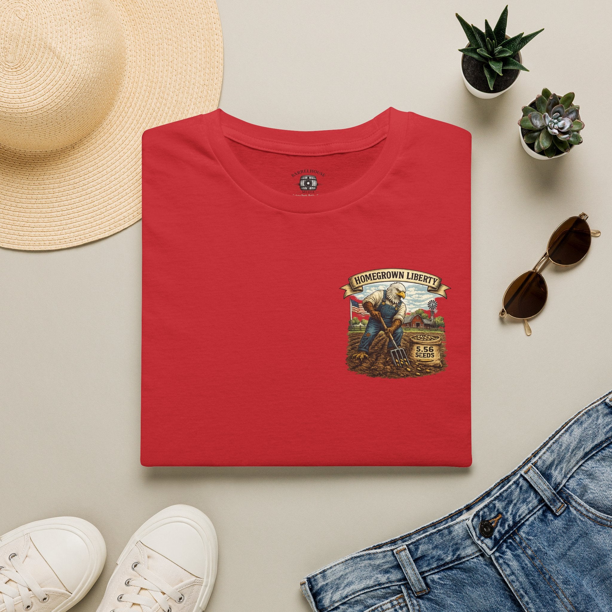 T-Shirt — Homegrown Liberty Farm Graphic Tee