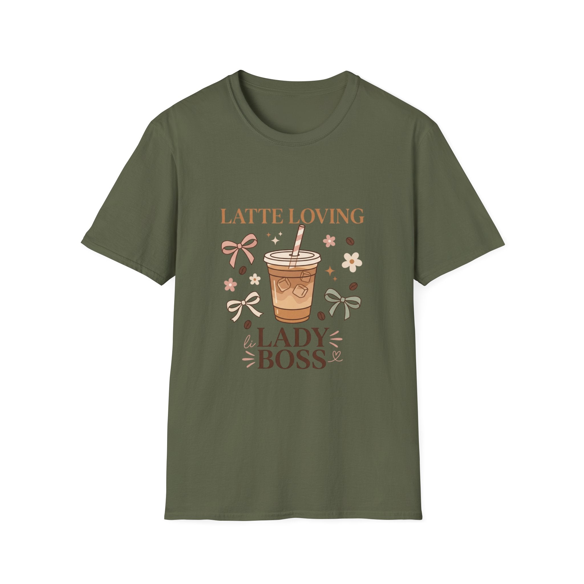 Latte Loving Lady Boss T-Shirt