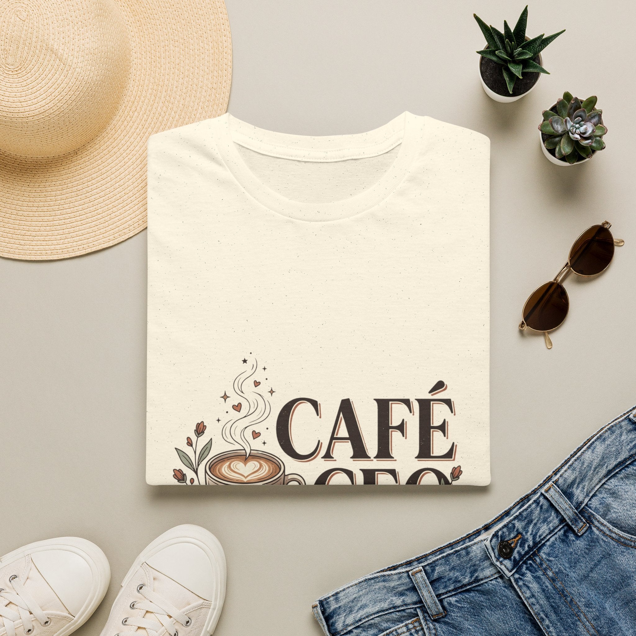 Café CEO T-Shirt — Coffee Lover Entrepreneur Tee