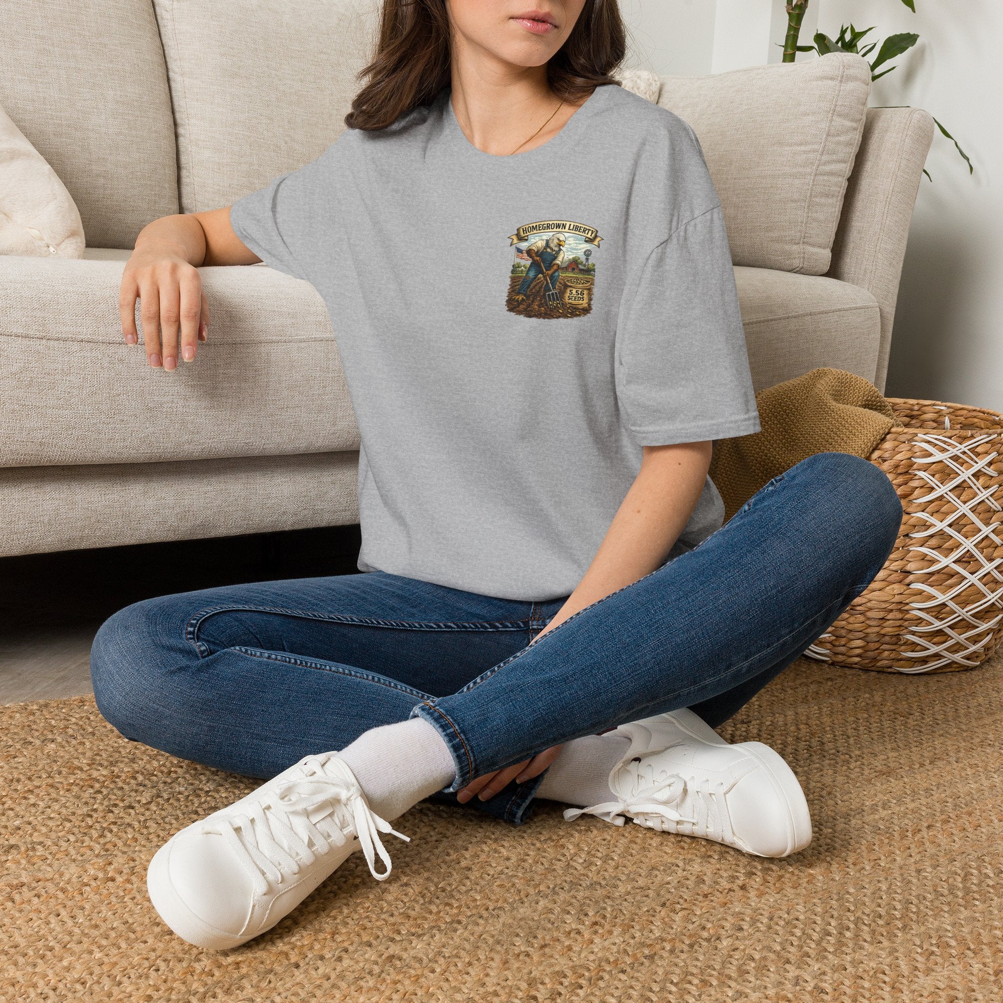 T-Shirt — Homegrown Liberty Farm Graphic Tee