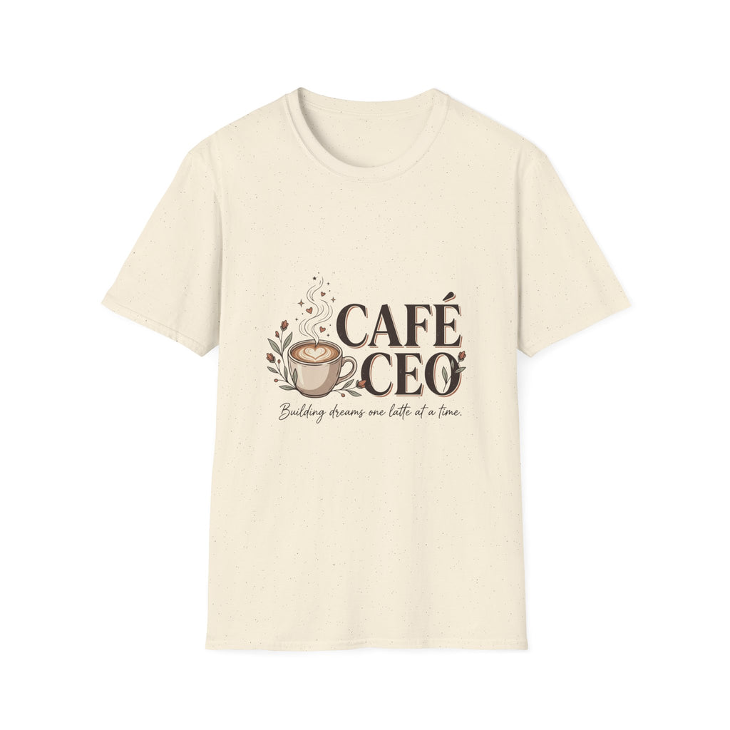 Café CEO T-Shirt — Coffee Lover Entrepreneur Tee