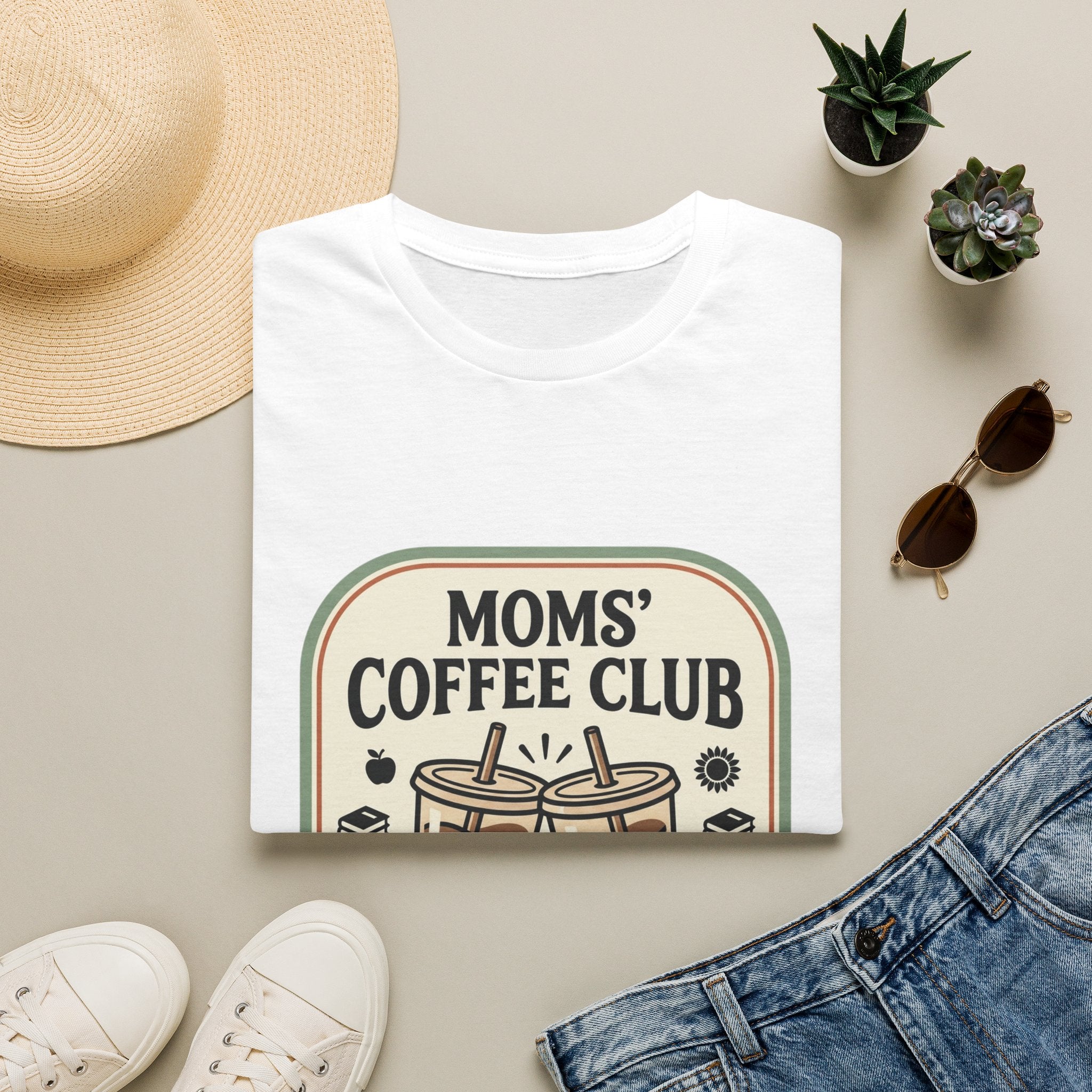 Moms' Coffee Club T-Shirt — "Back in Session" Retro Coffee Graphic