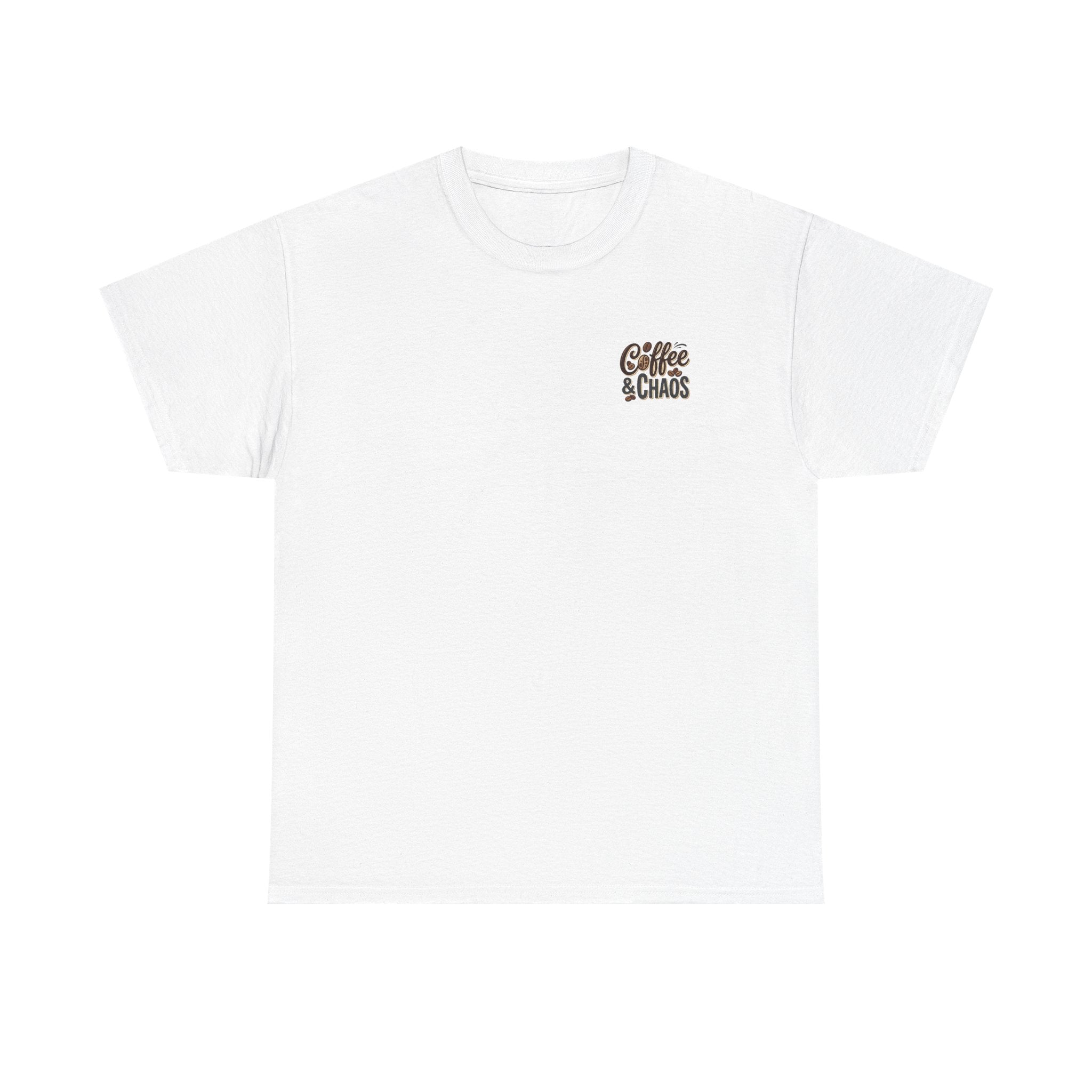 Coffee & Cocktails Tee — “Today Calls for Morning Double Espresso Lattes & Evening Espresso Martinis” Graphic T-Shirt