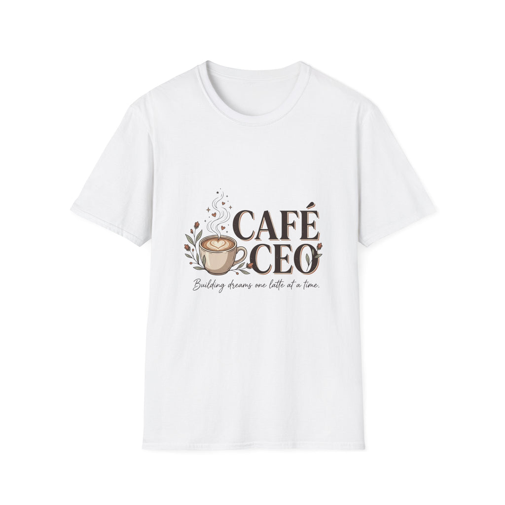 Café CEO T-Shirt — Coffee Lover Entrepreneur Tee