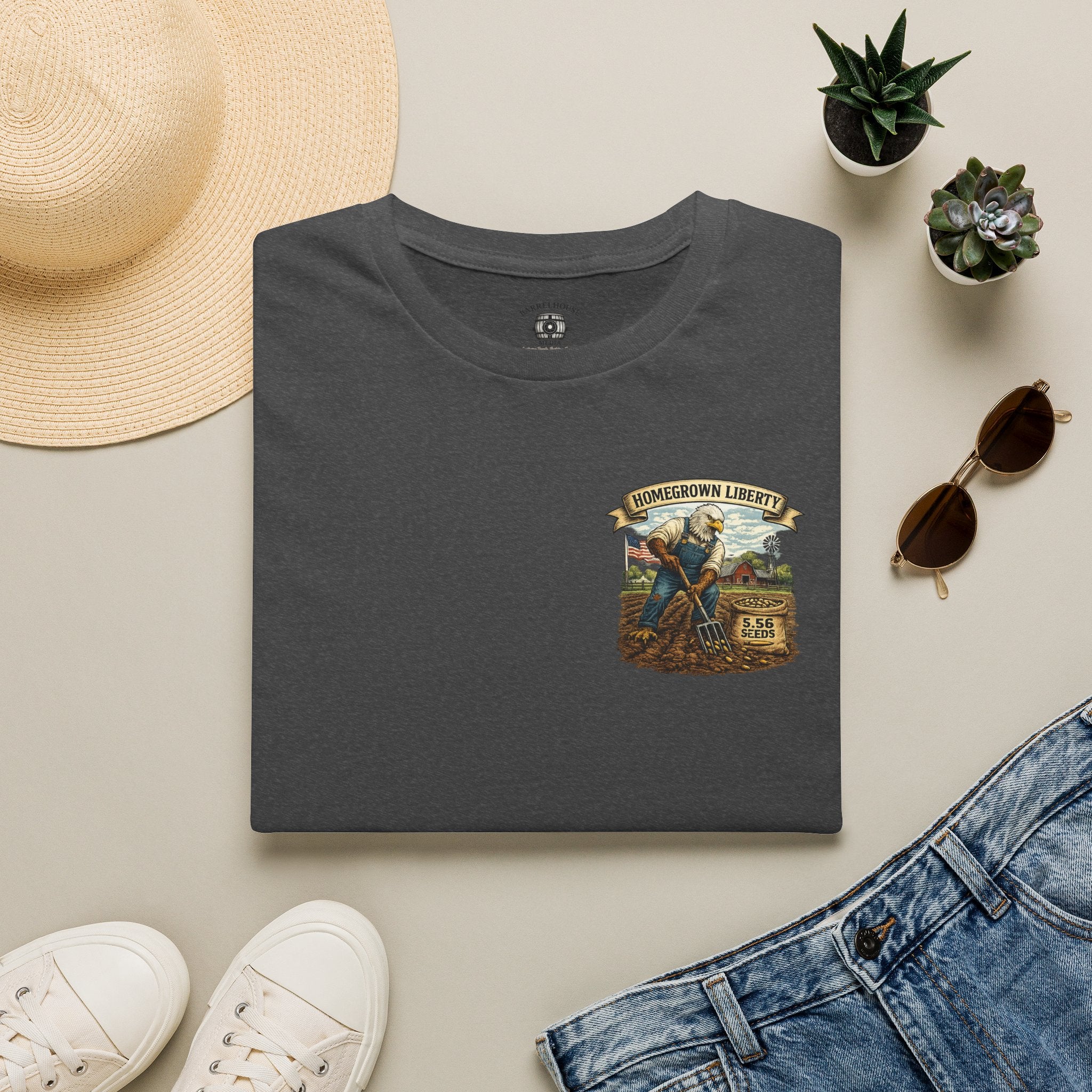 T-Shirt — Homegrown Liberty Farm Graphic Tee