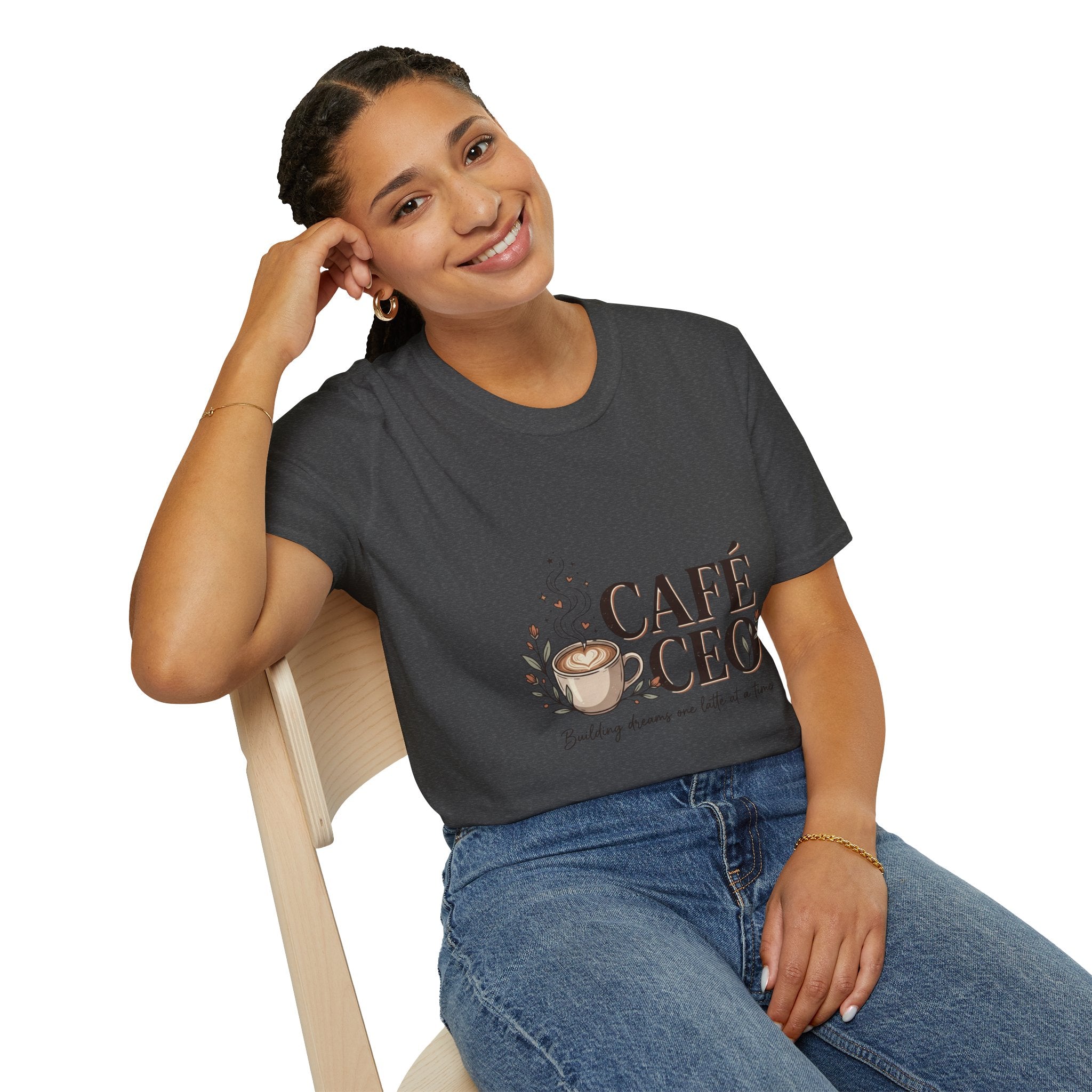 Café CEO T-Shirt — Coffee Lover Entrepreneur Tee